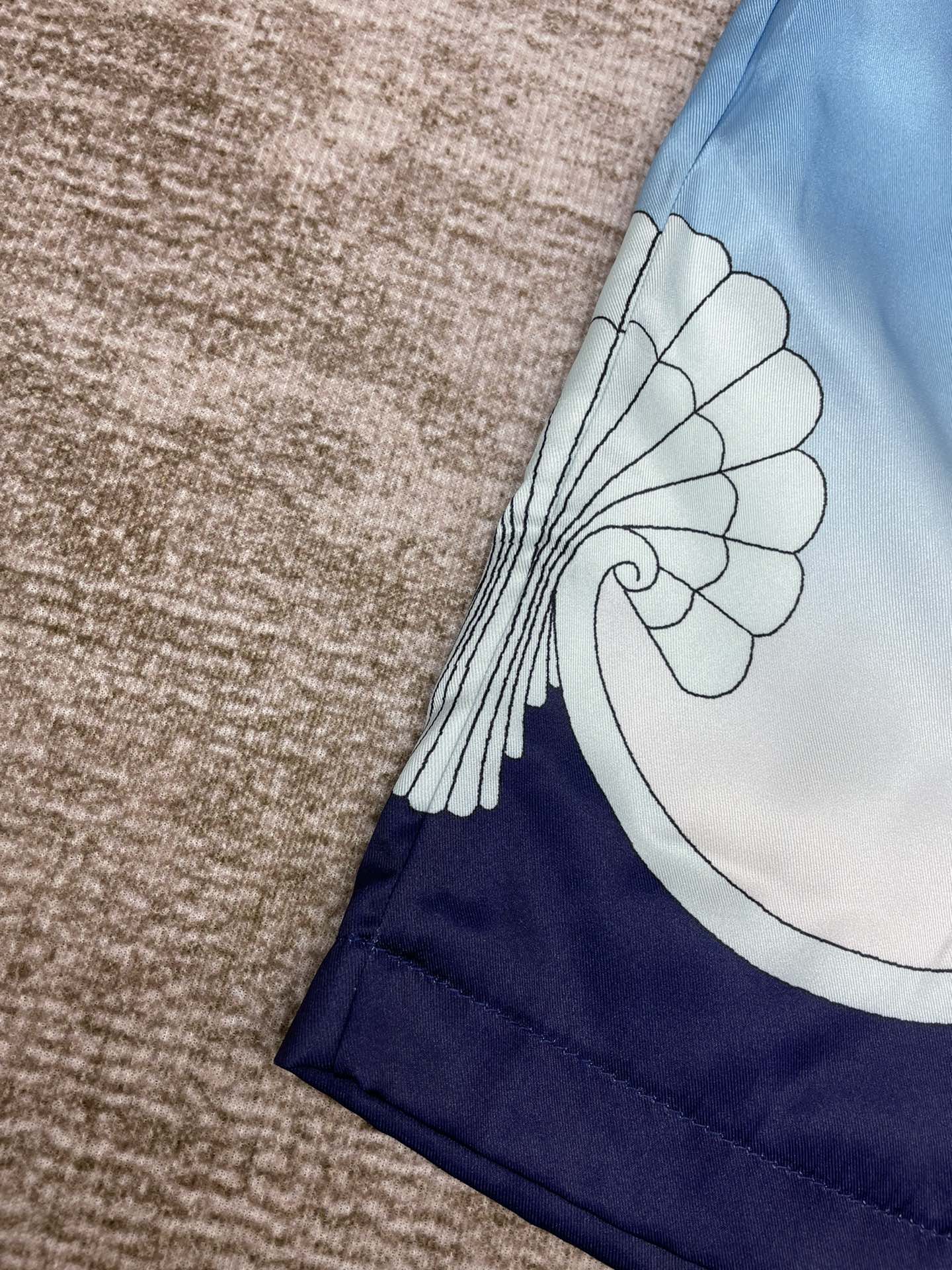 Casablanca Silk Archway Place Vendome Shorts 'Blue'