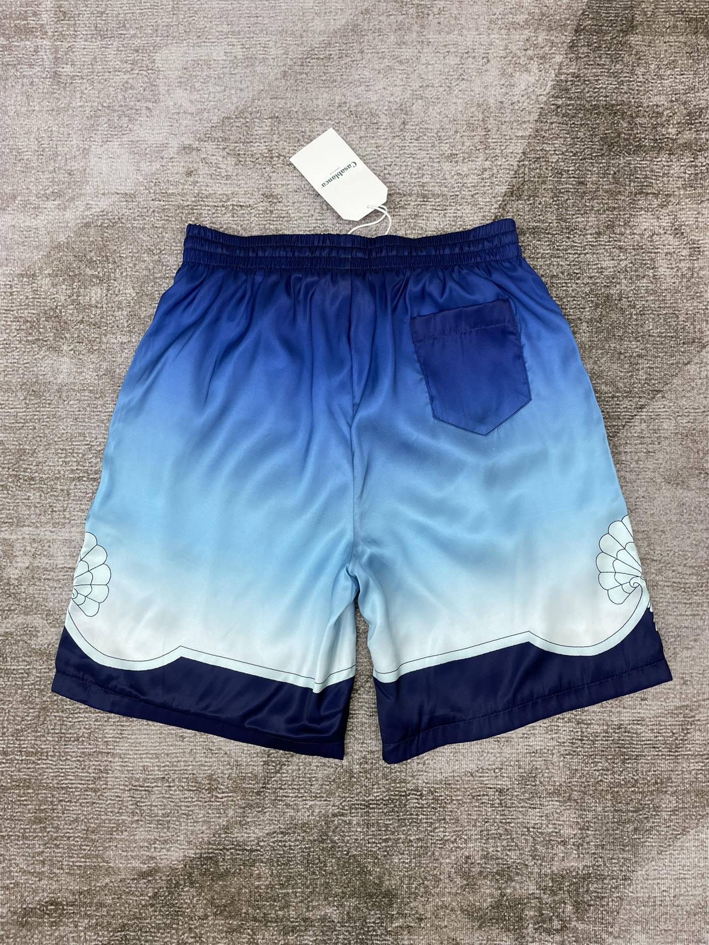 Casablanca Silk Archway Place Vendome Shorts 'Blue'