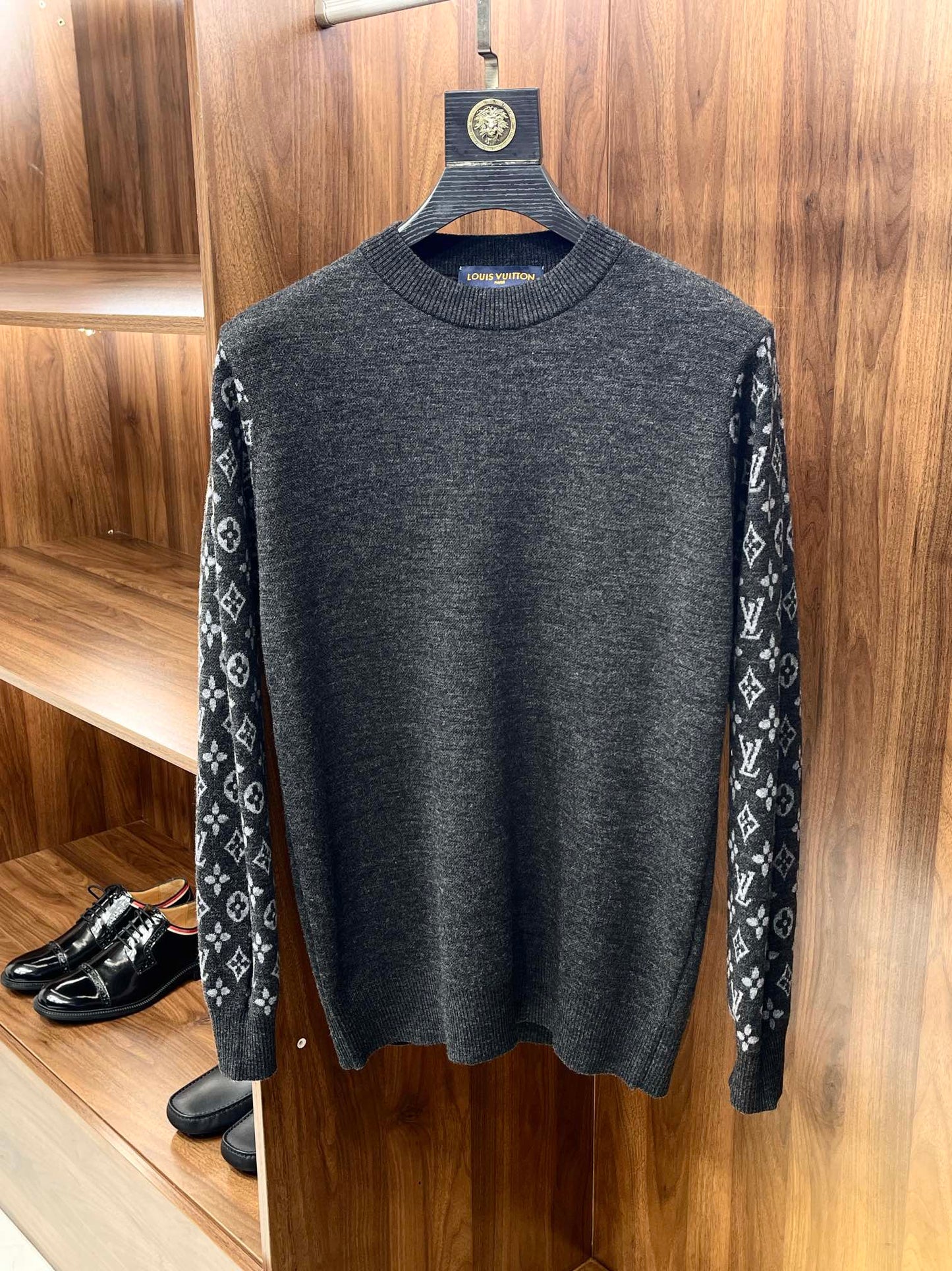Louis Vuitton Monogram Mix Cashmere Crewneck