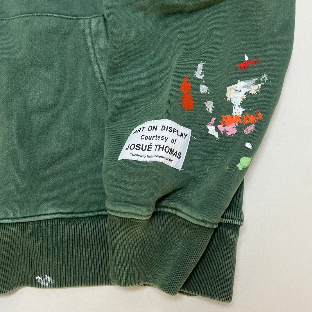 GALLERY DEPT. CENTER LOGO DEPT HOODIE/VINTAGE GREEN