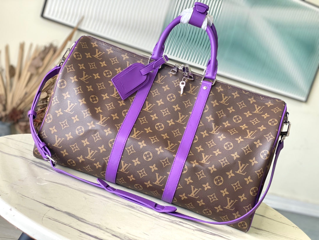 Louis Vuitton Keepall Bandoulière 50 Dark Violet