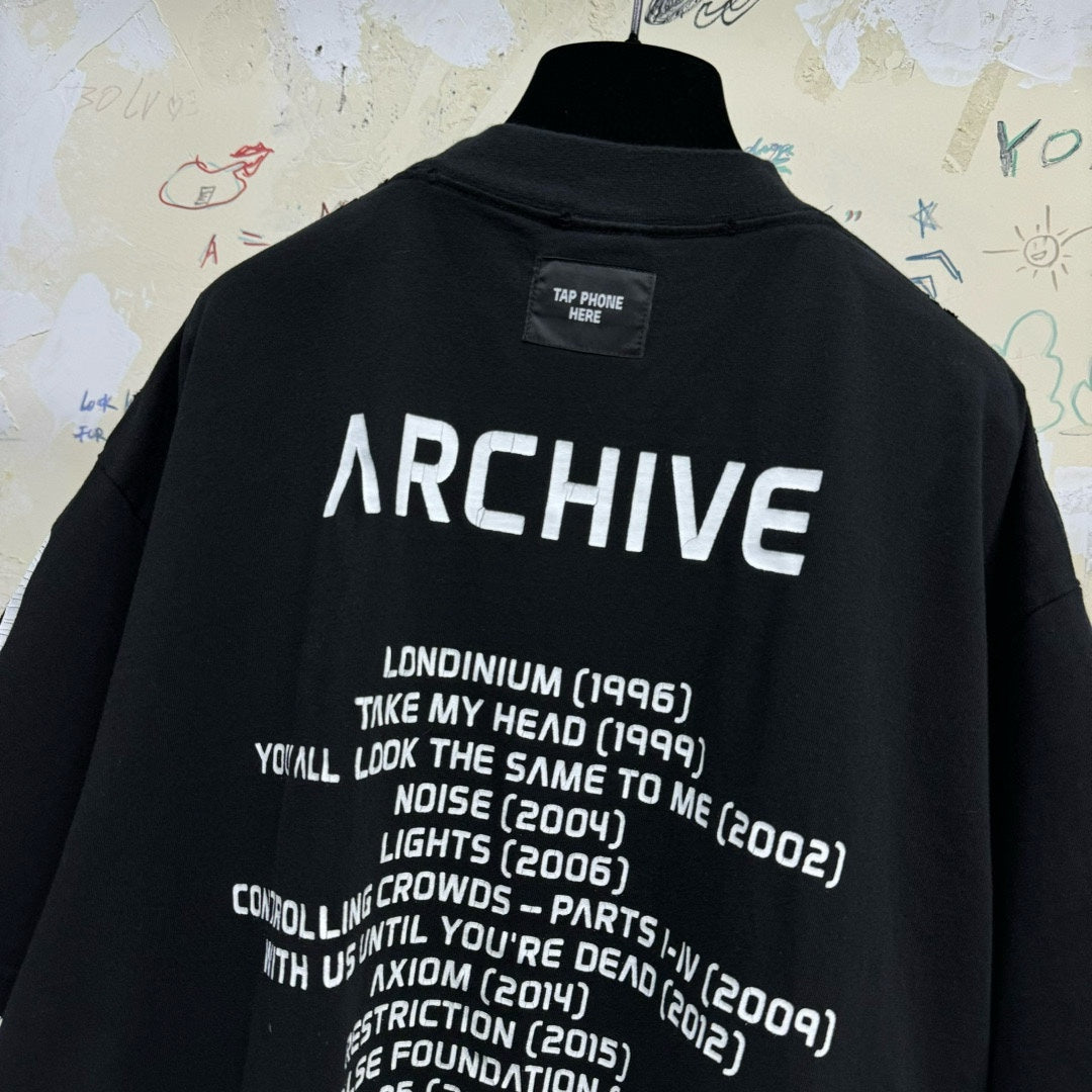 BALENCIAGA ARCHIVE OVERSIZED T-SHIRT IN BLACK