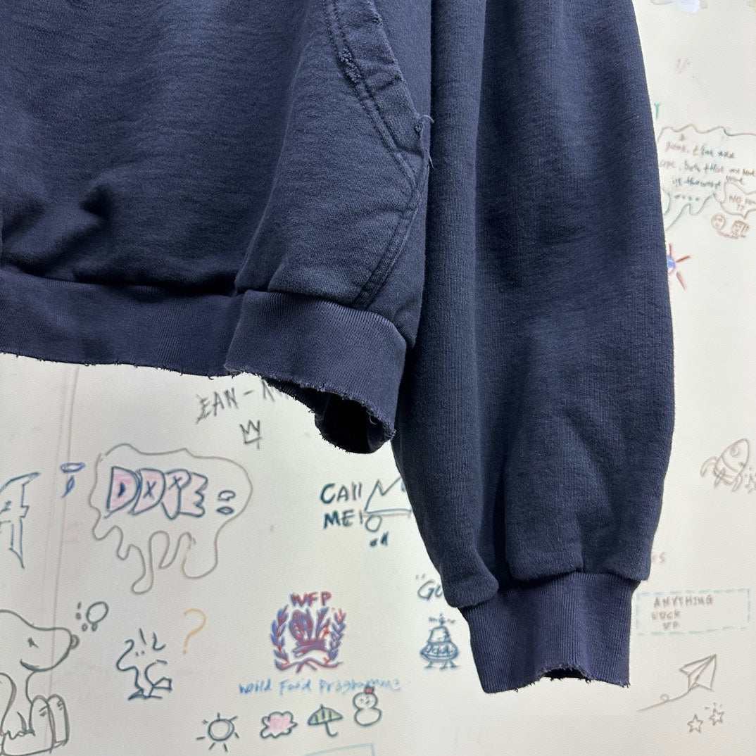 BALENCIAGA BE KIND HOODIE OVERSIZED IN BLACK