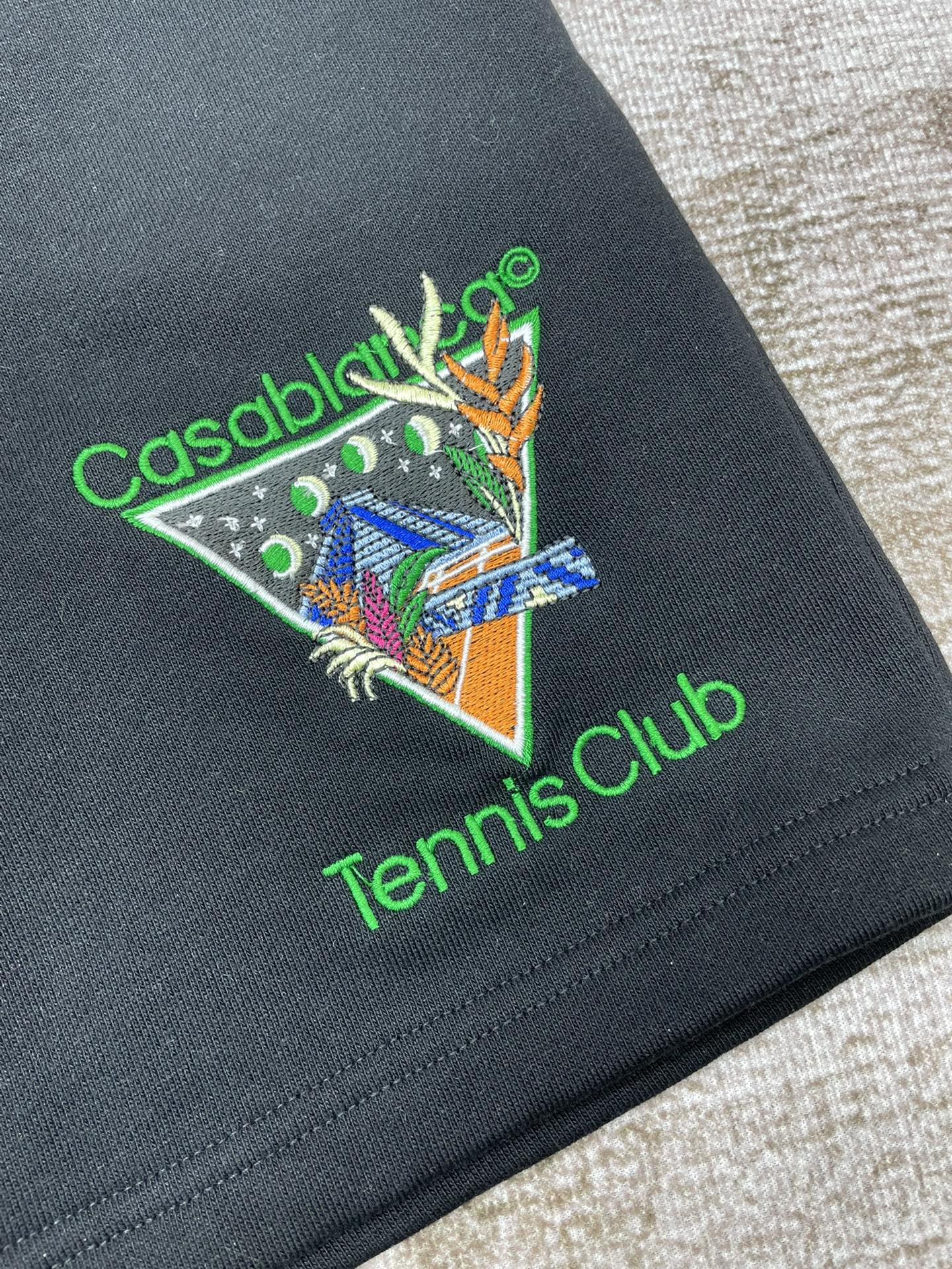 Casablanca Tennis club icon shorts