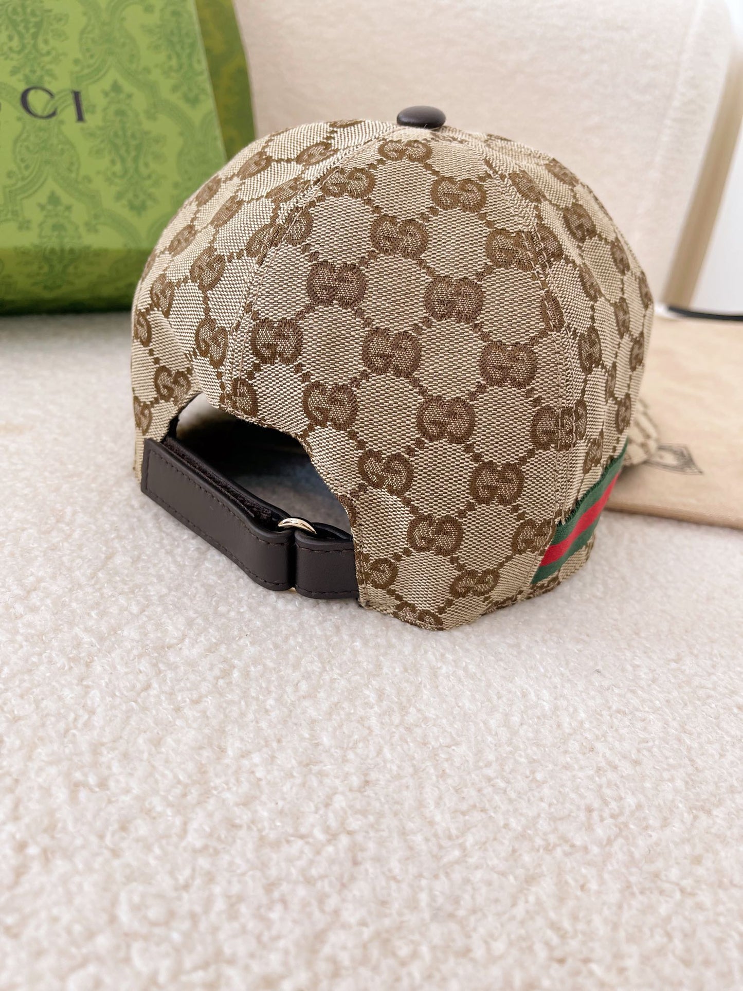 GG Original GG canvas baseball hat with Web