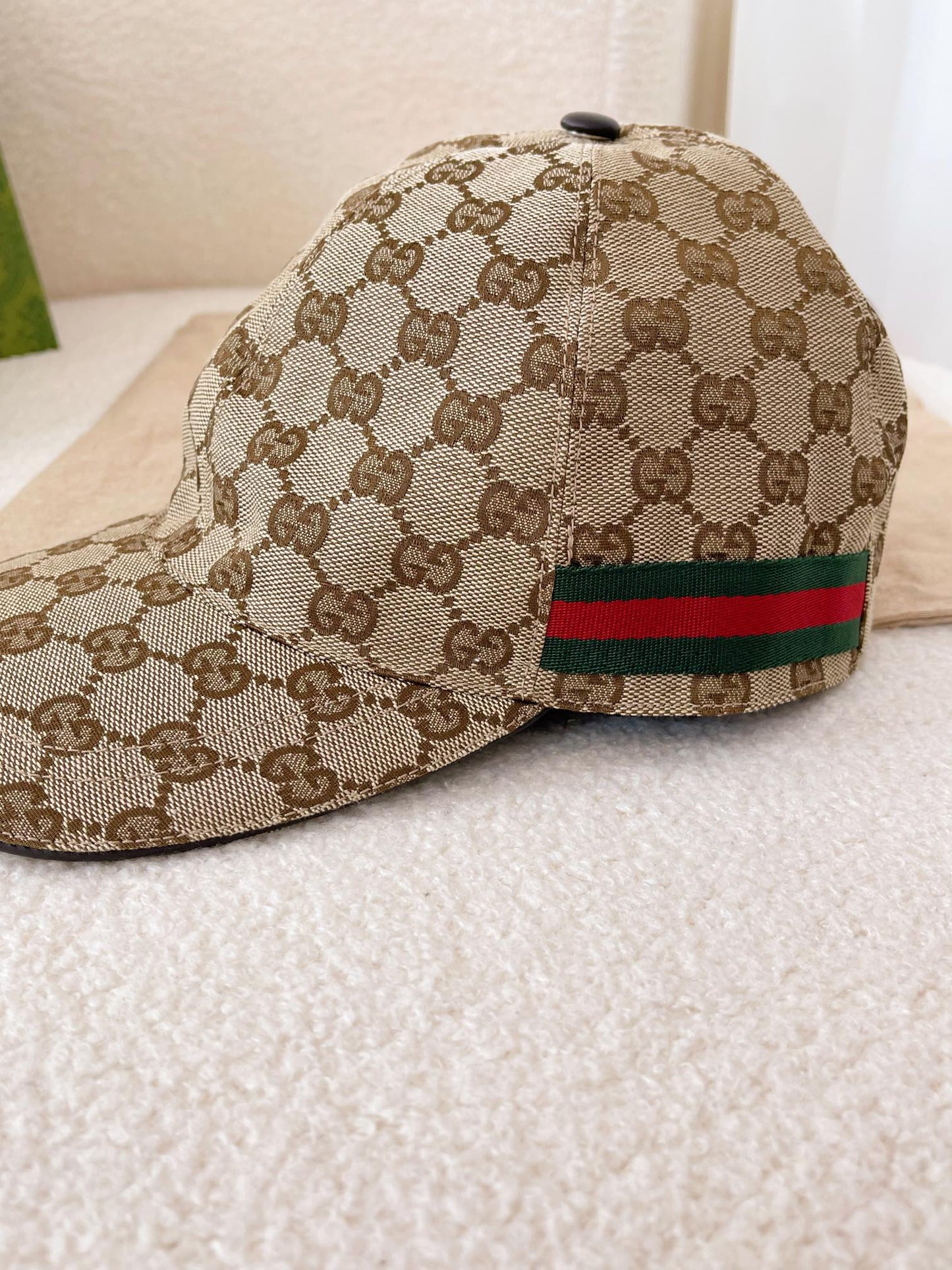 GG Original GG canvas baseball hat with Web