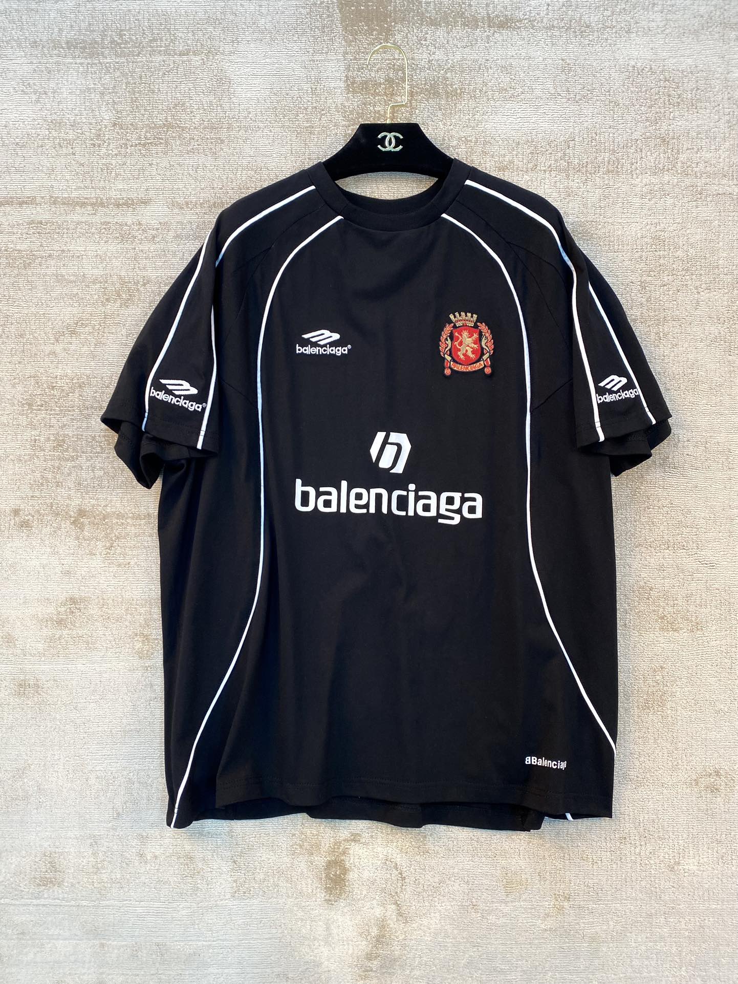 Balenciaga SOCCER T-SHIRT OVERSIZED PARIS
