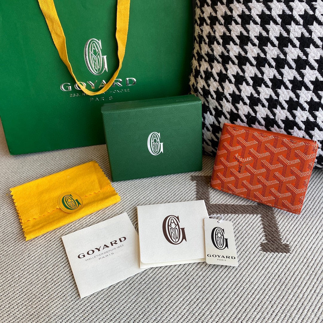 Goyard Victoire Wallet Orange