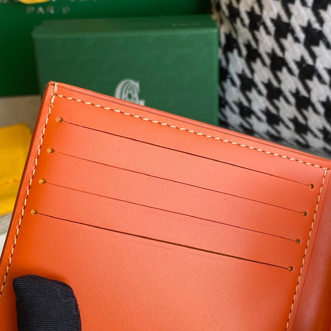 Goyard Victoire Wallet Orange