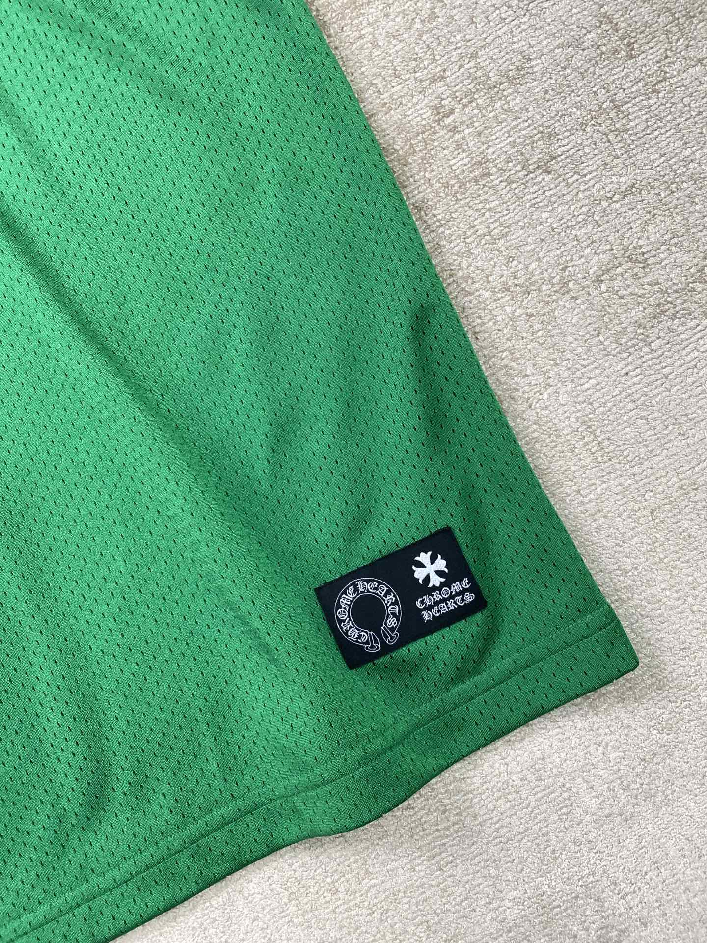 Chrome Hearts Mesh Stadium Football Jersey Green