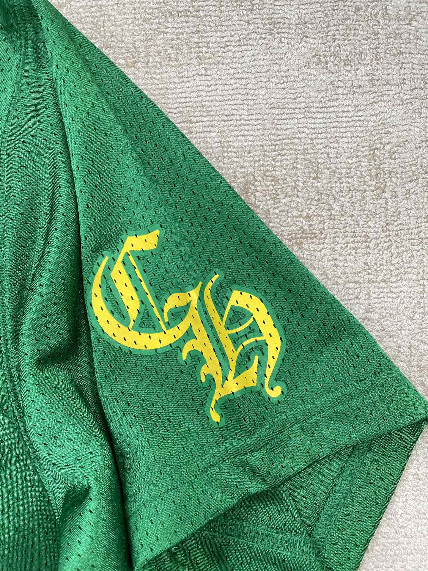 Chrome Hearts Mesh Stadium Football Jersey Green