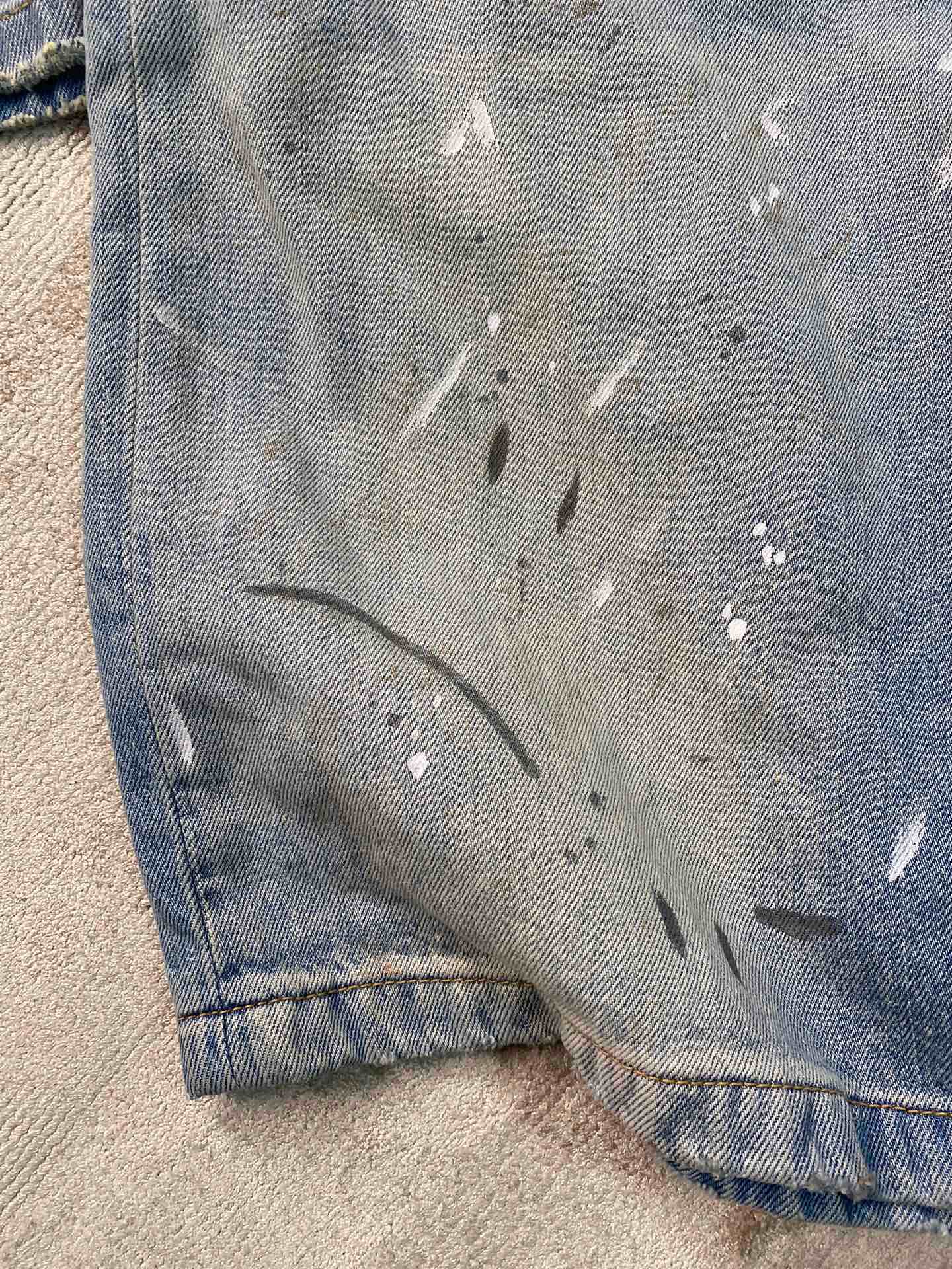 ACNE STUDIOS LOOSE FIT DENIM SHORTS