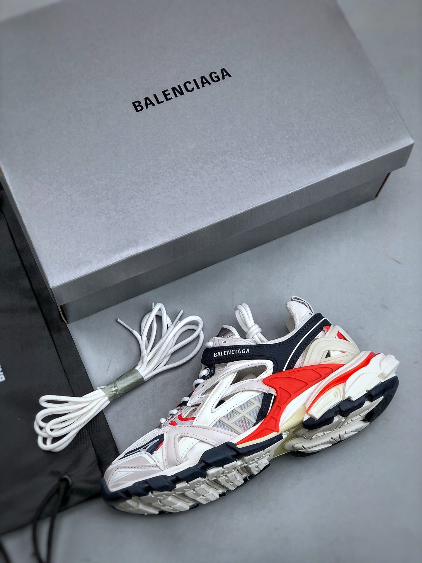 Balenciaga Track 2 Sneaker 'WHITE BLUE RED'