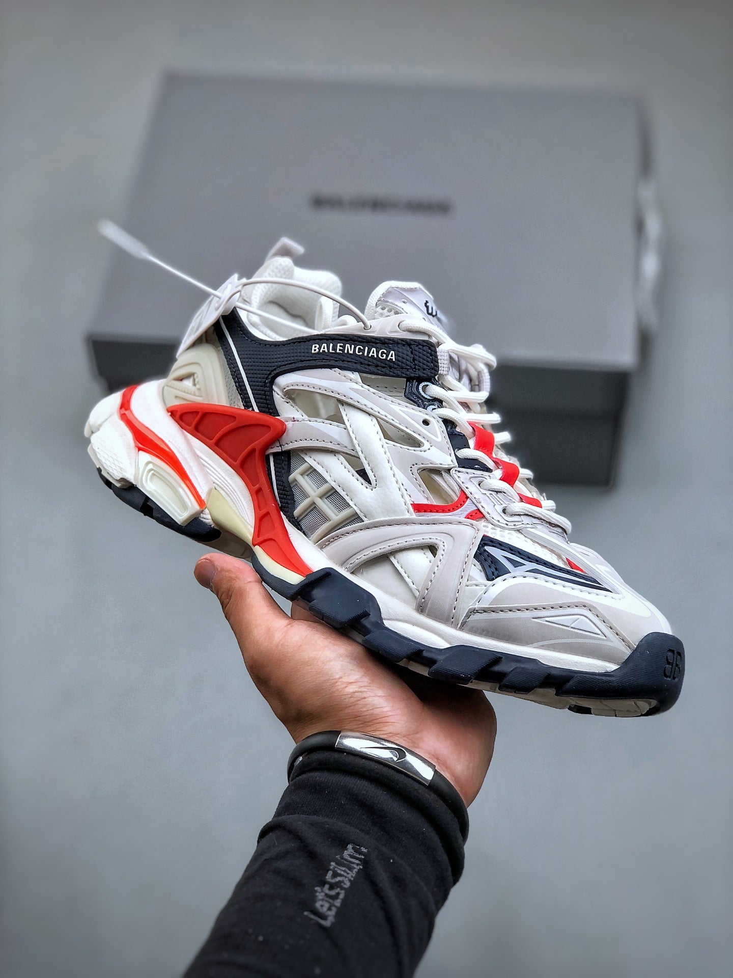 Balenciaga Track 2 Sneaker 'WHITE BLUE RED'
