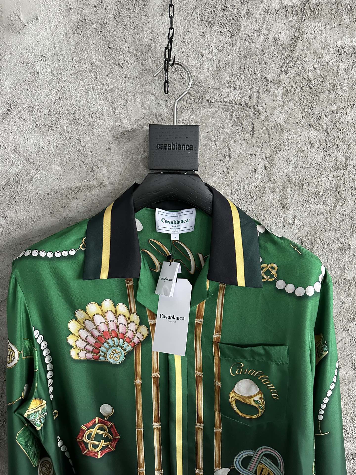 CASABLANCA LA BOITE A BIJOUX SILK SHIRT