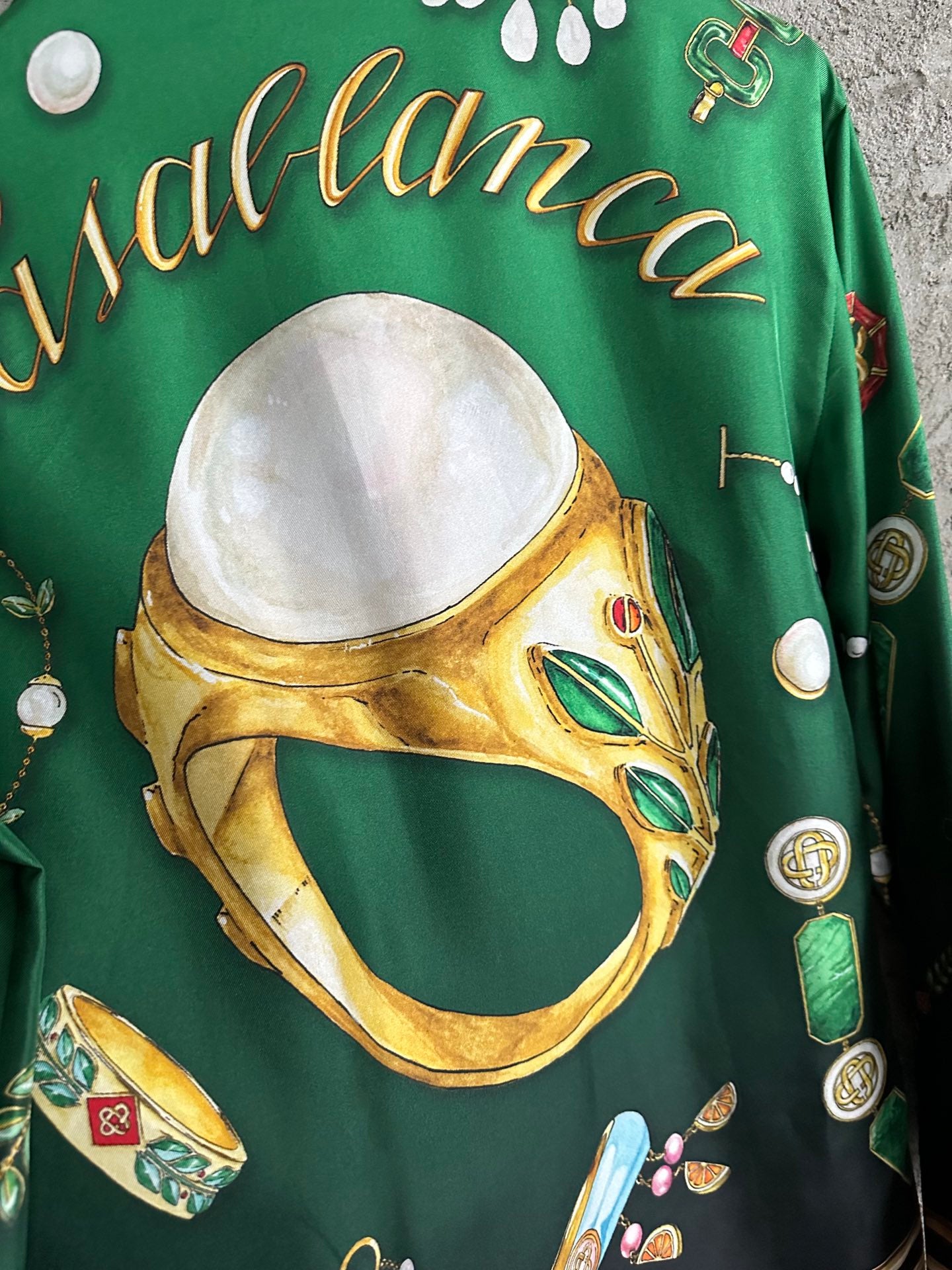 CASABLANCA LA BOITE A BIJOUX SILK SHIRT