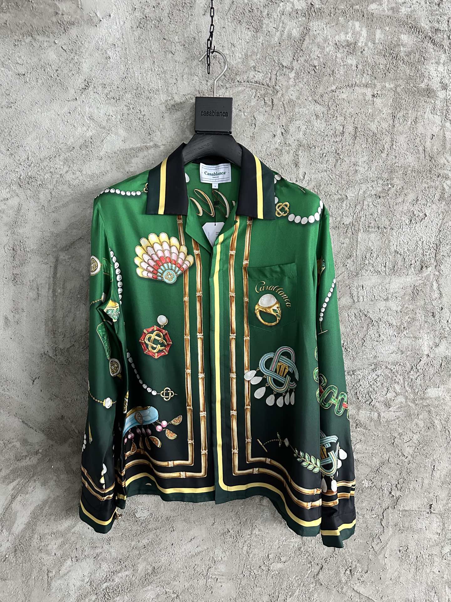 CASABLANCA LA BOITE A BIJOUX SILK SHIRT