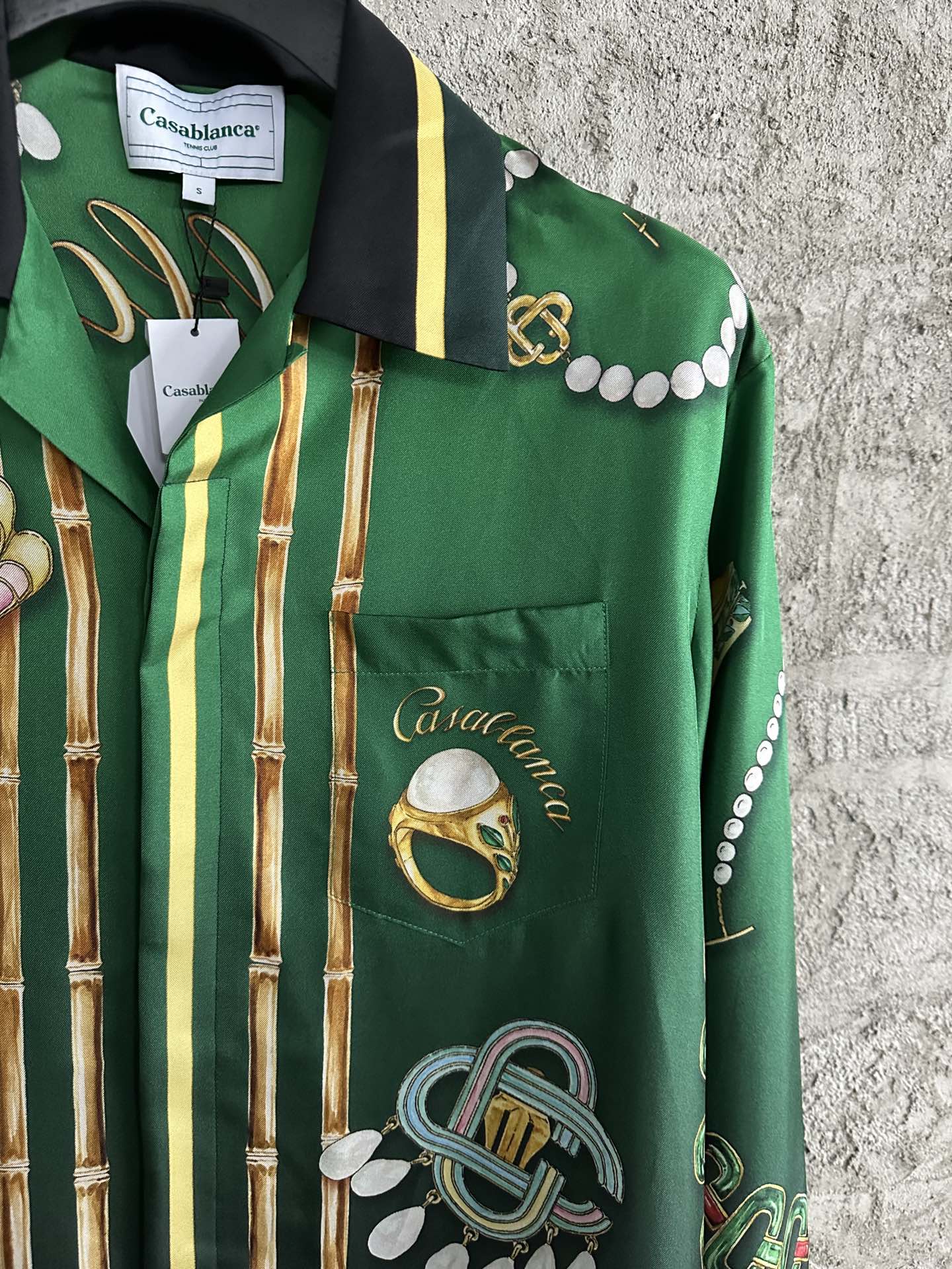 CASABLANCA LA BOITE A BIJOUX SILK SHIRT