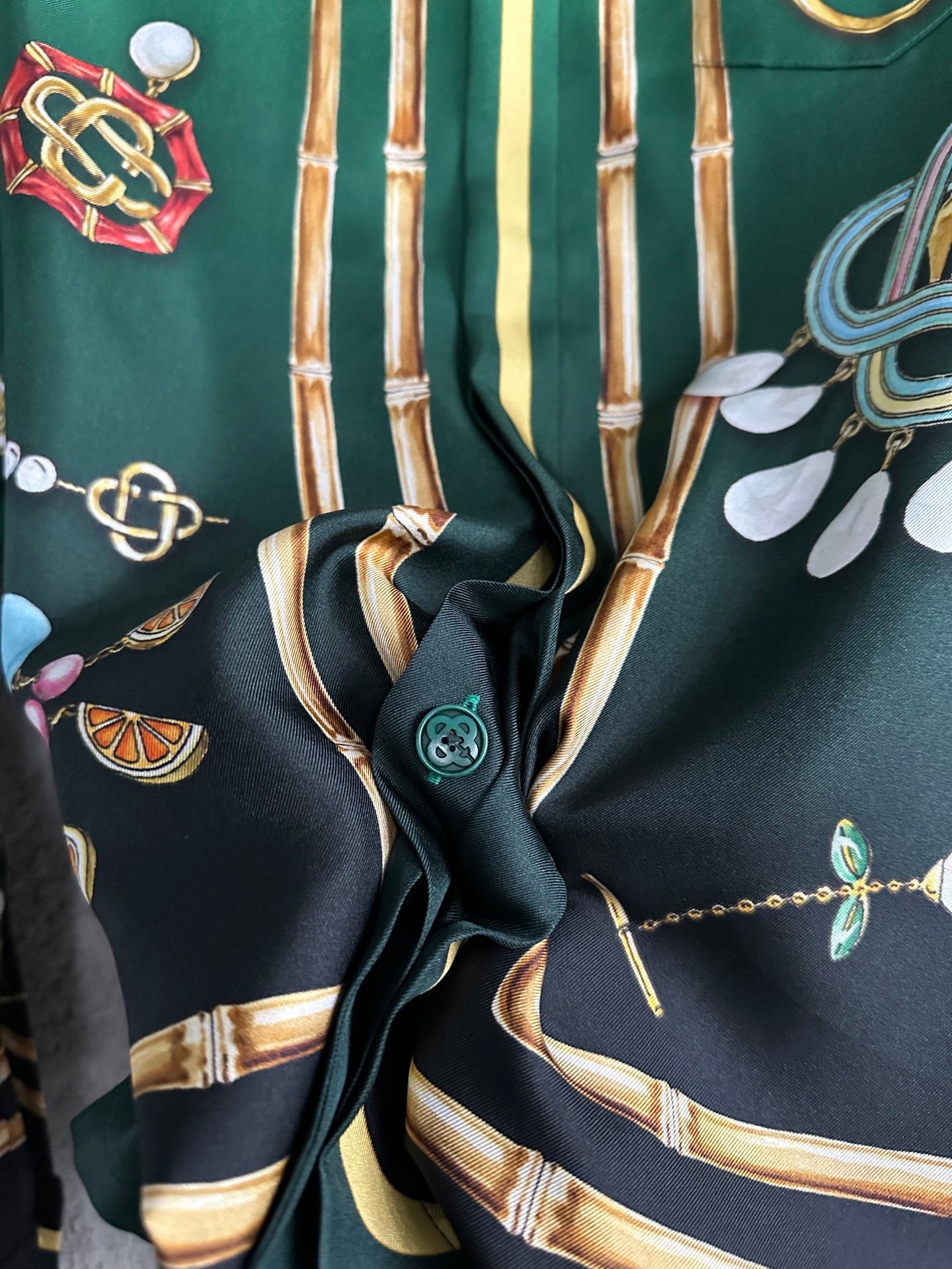 CASABLANCA LA BOITE A BIJOUX SILK SHIRT