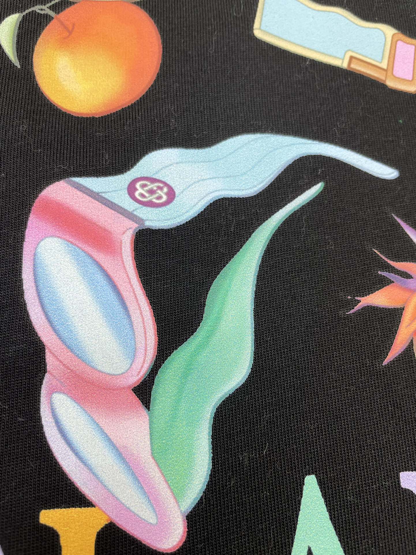 Casablanca Objets En Vrac black tee