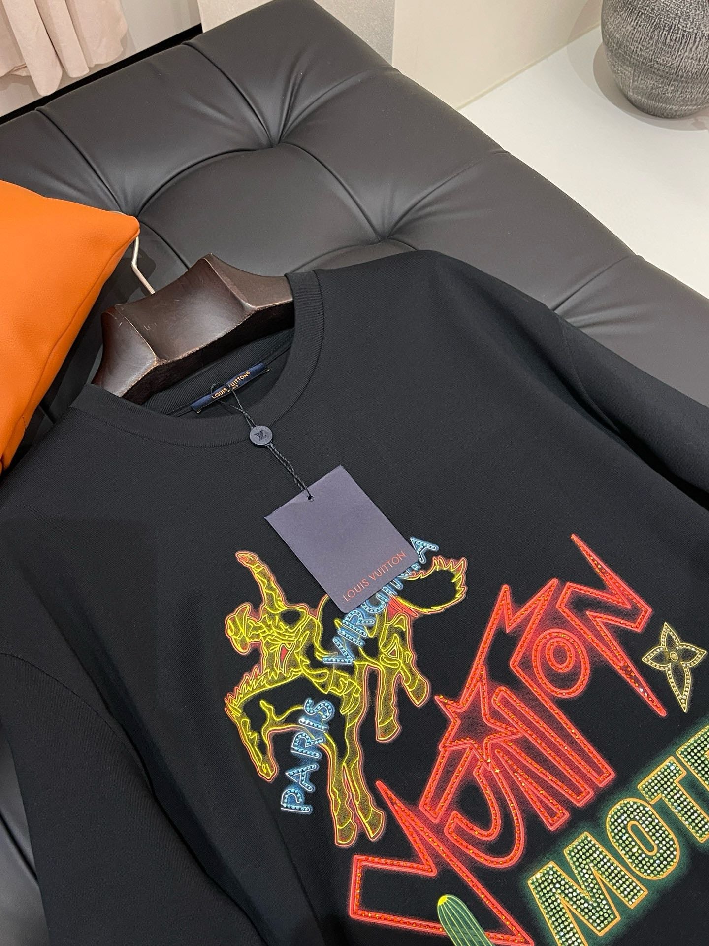 Louis Vuitton Graphic Embellished T-Shirt FW24 Show