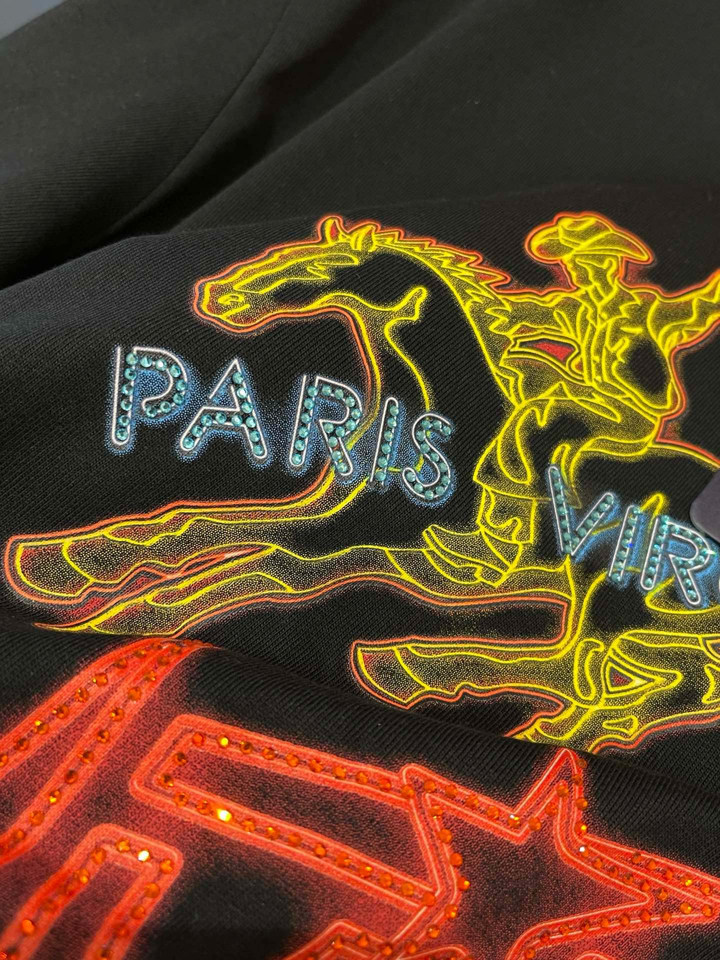 Louis Vuitton Graphic Embellished T-Shirt FW24 Show