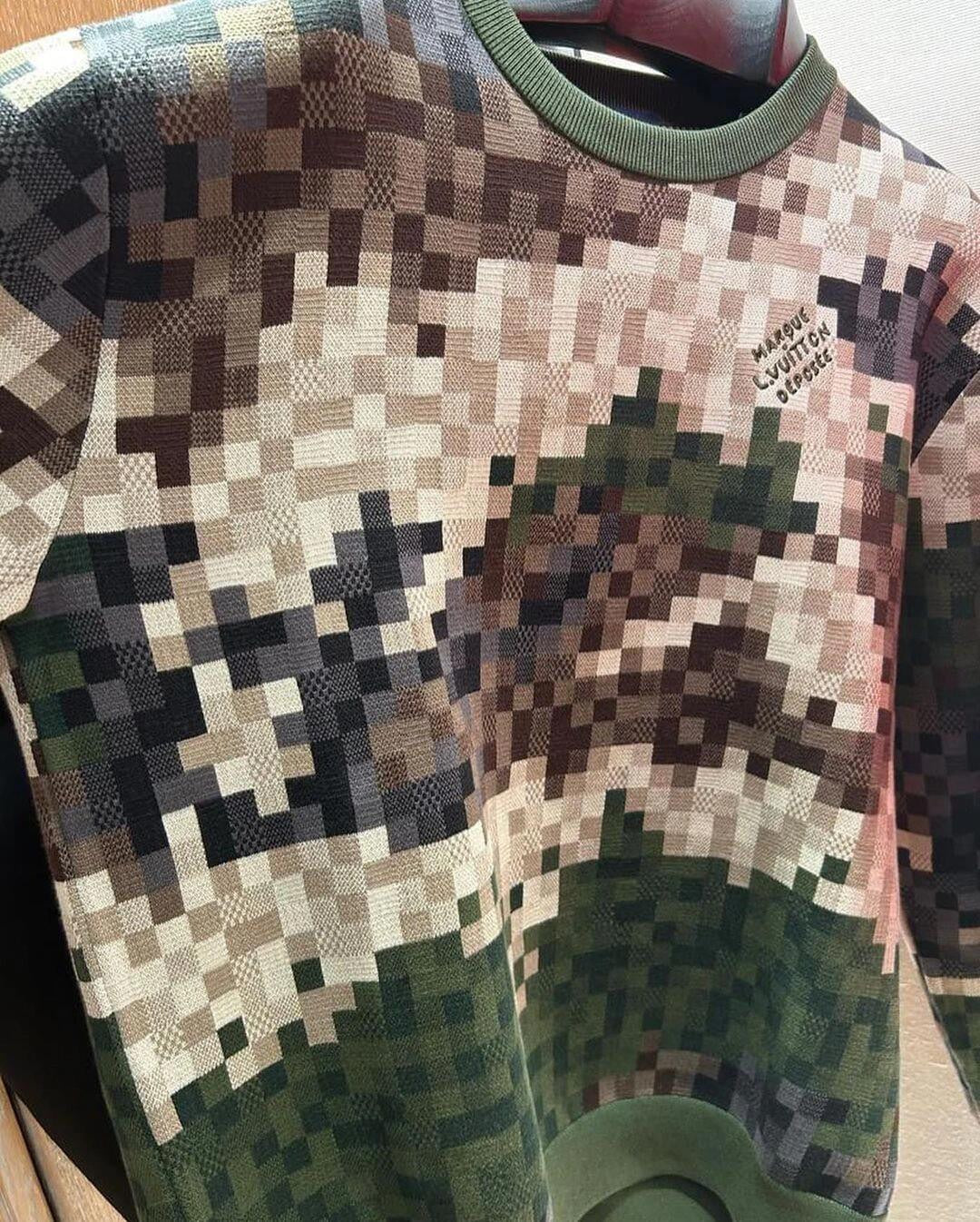 LV Damier Cotton Jacquard Pullover 1AFIVT