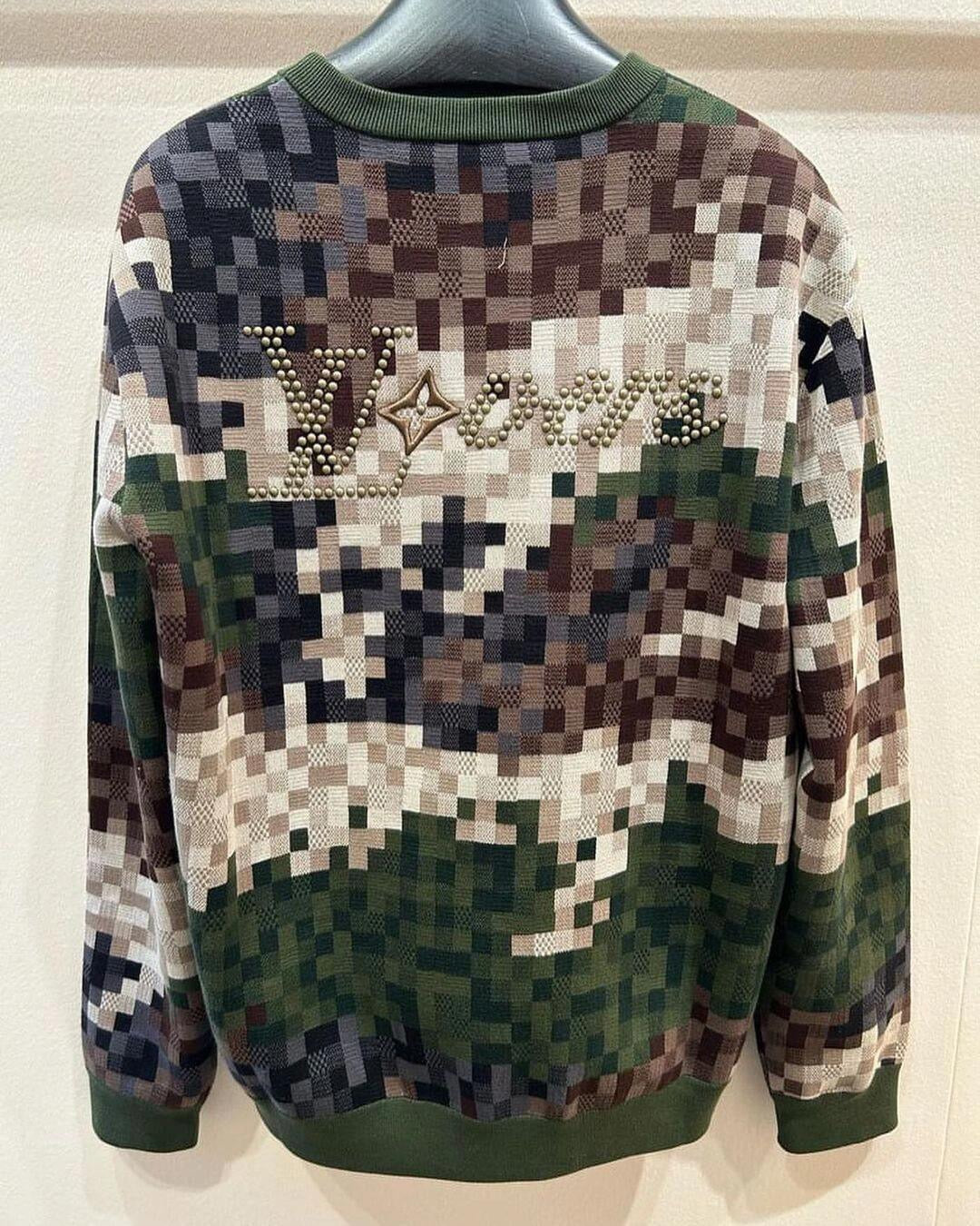LV Damier Cotton Jacquard Pullover 1AFIVT