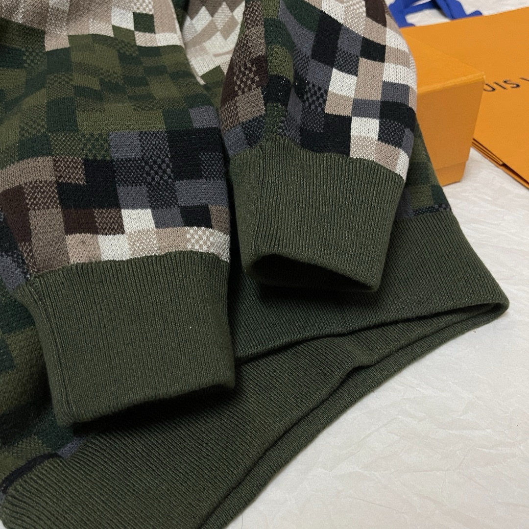 LV Damier Cotton Jacquard Pullover 1AFIVT