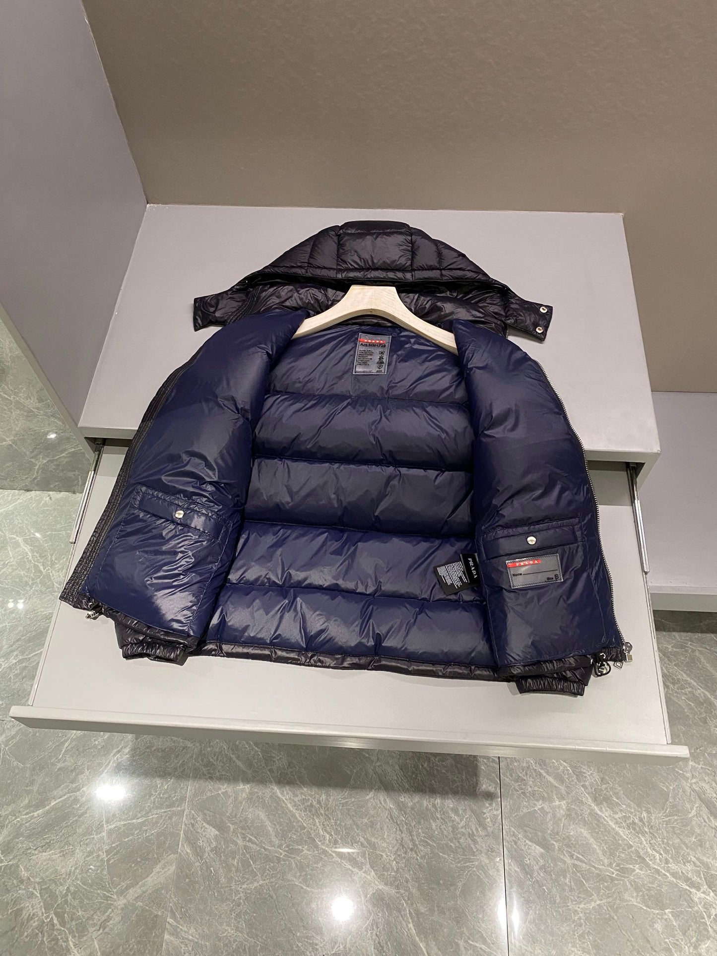 Prada Re-Nylon puffer down jacket