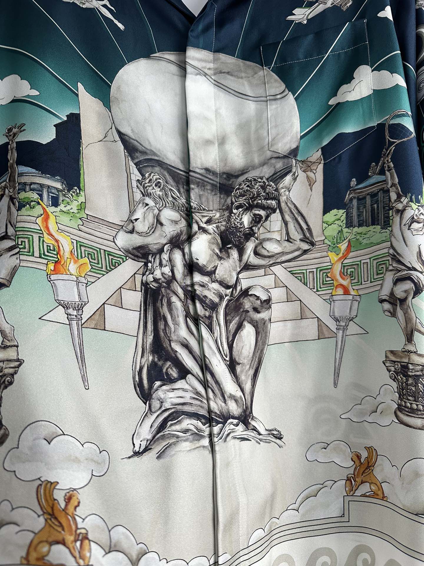 Casablanca Le Temple Du Sport shirt
