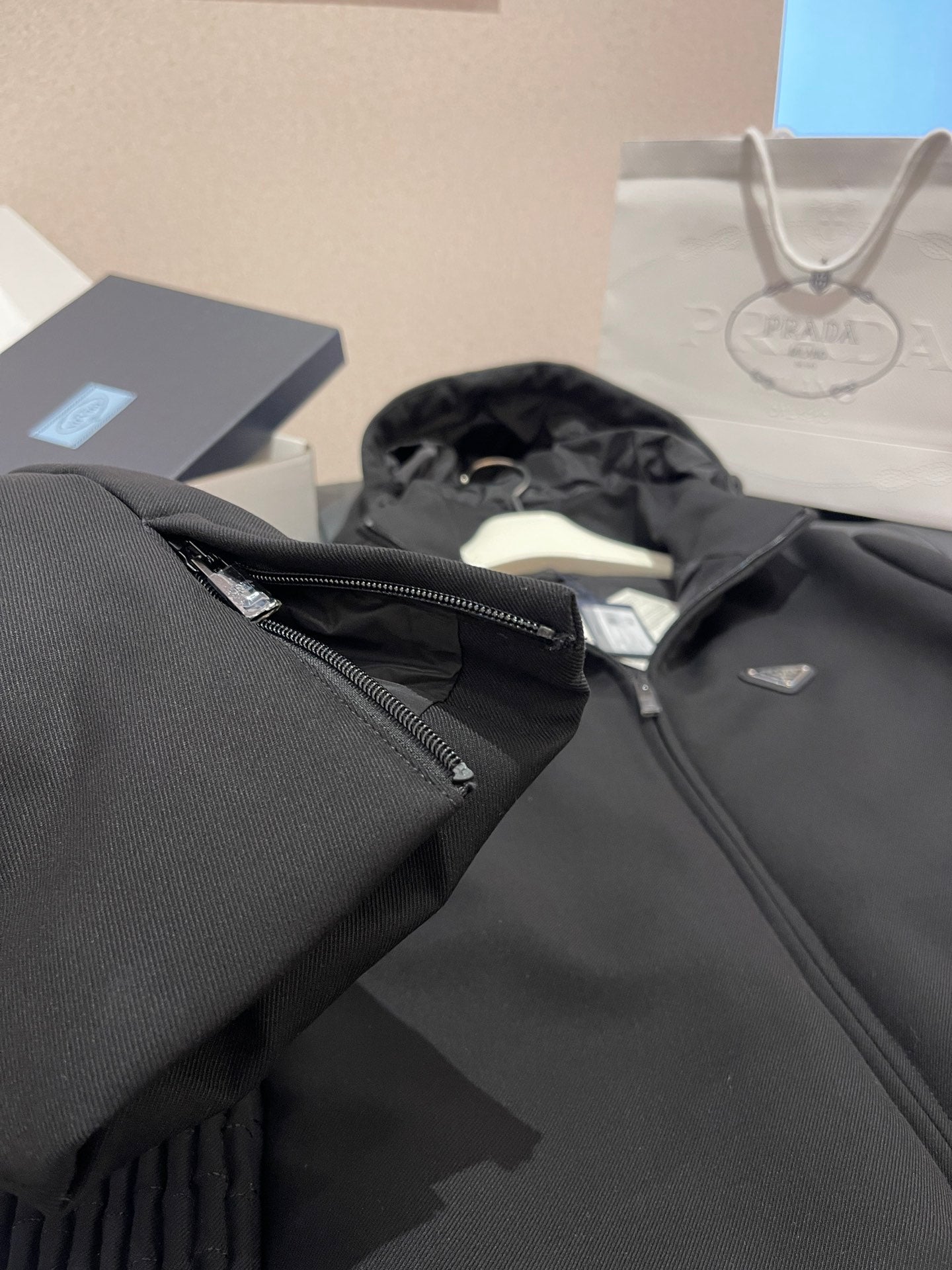 Prada Stretch technical fabric jacket