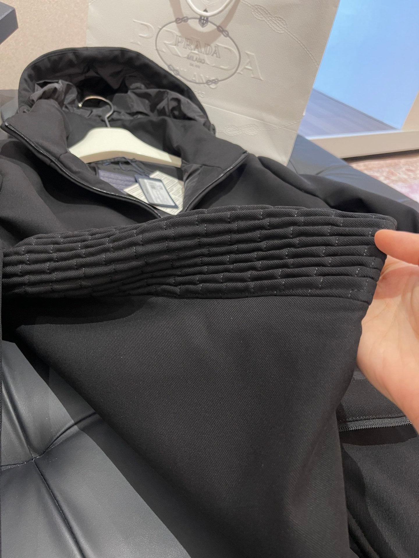 Prada Stretch technical fabric jacket