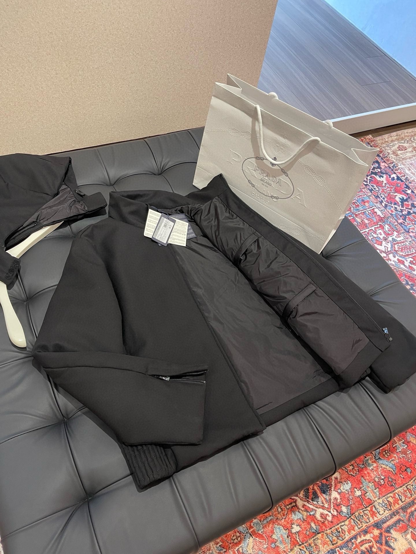 Prada Stretch technical fabric jacket