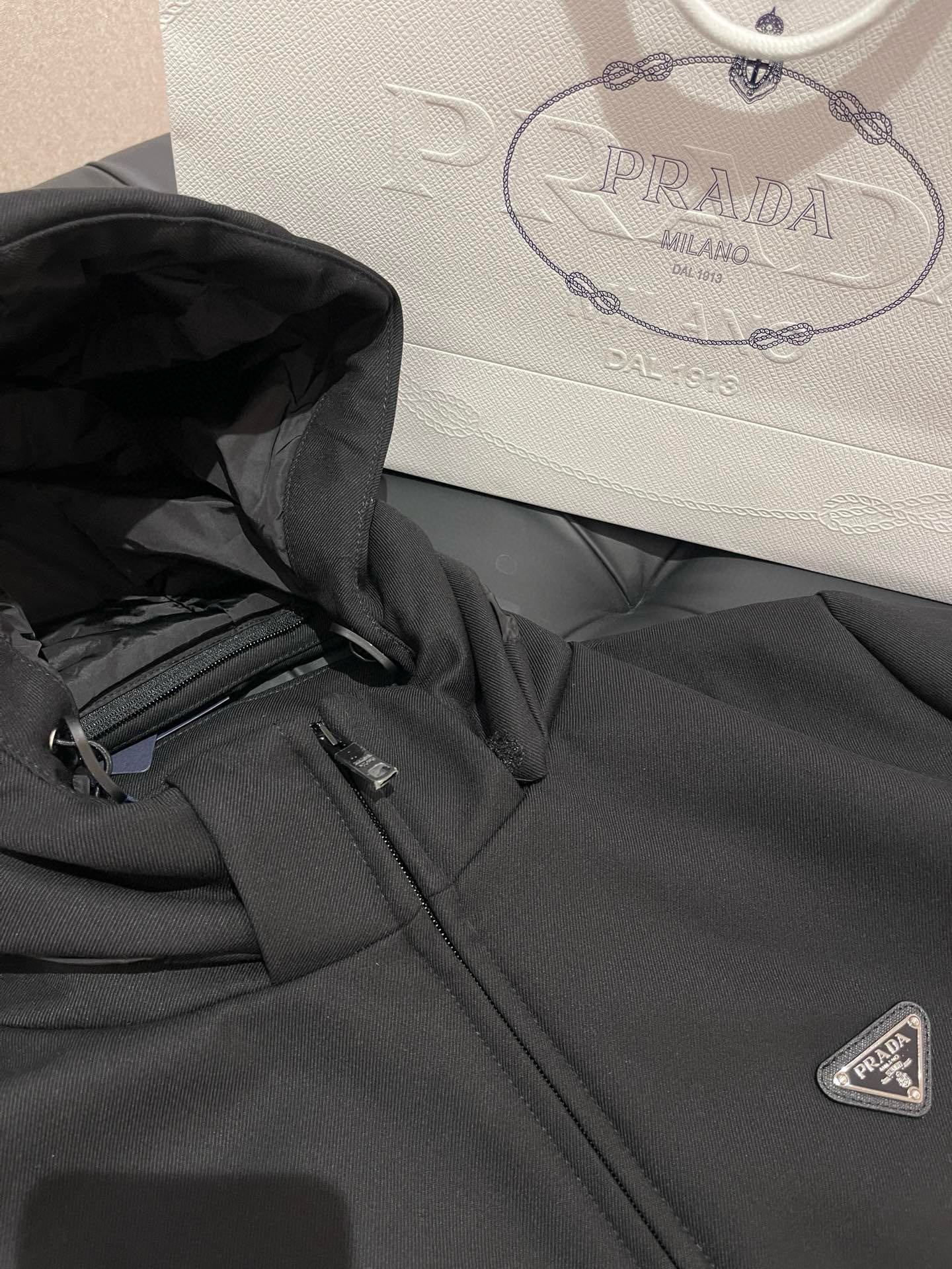 Prada Stretch technical fabric jacket