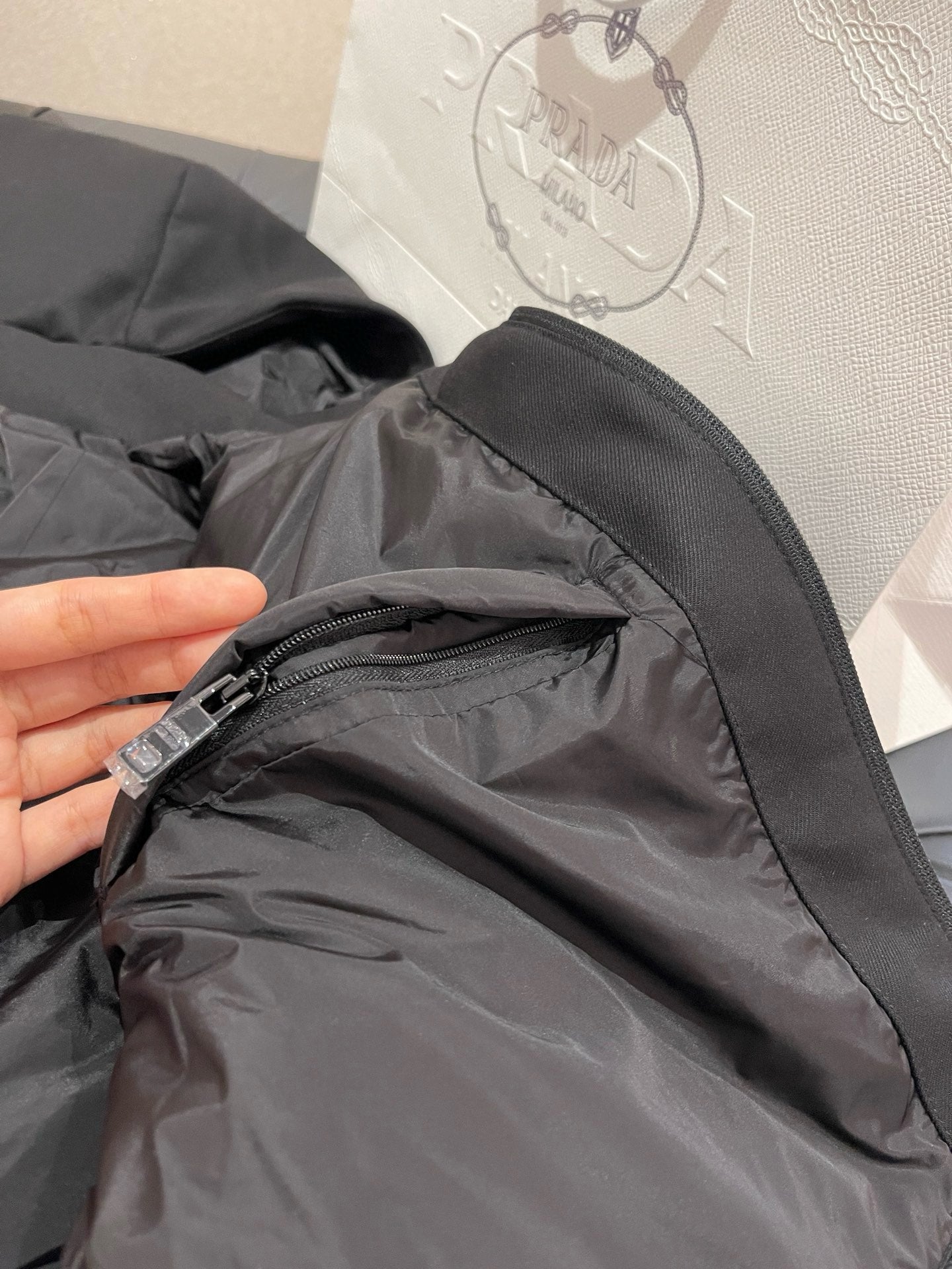 Prada Stretch technical fabric jacket