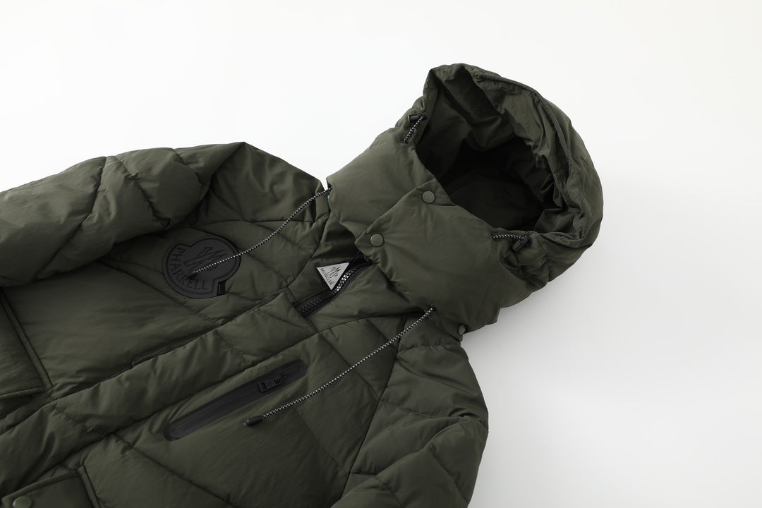 Moncler x Pharrell Chestnut Short Down Jacket
