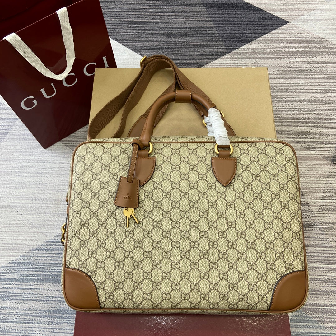 GG Emblem medium briefcase