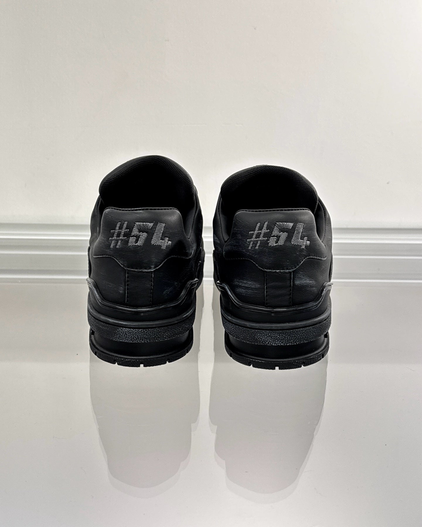 LV Trainer Distressed Sneaker 1ADEQQ