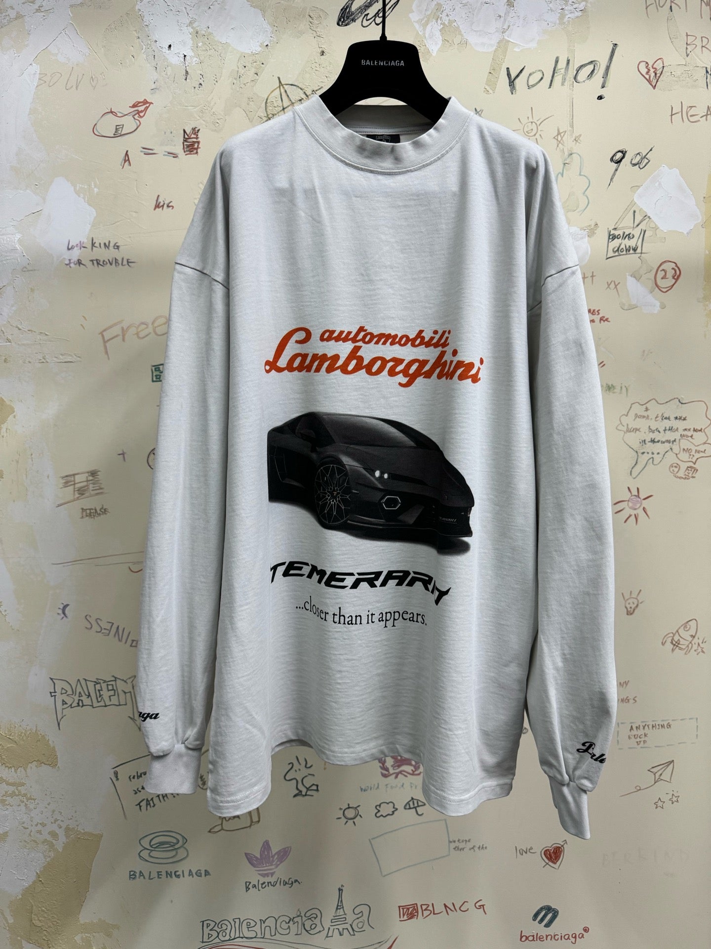 BB AUTOMOBILI LAMBORGHINI T-SHIRT L/S