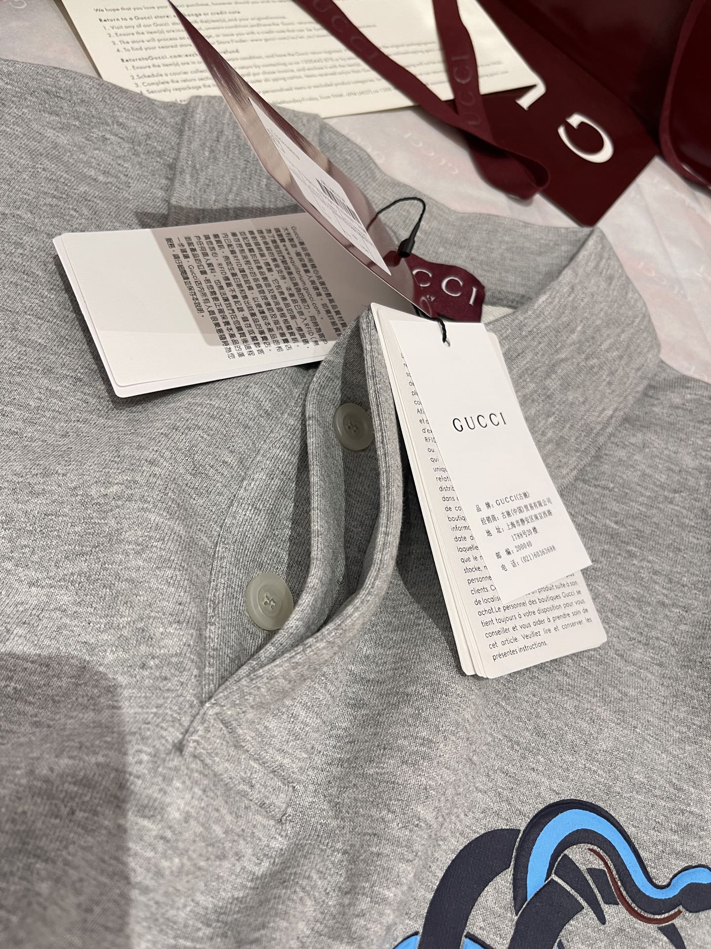 GG Printed cotton jersey sweatshirt Cruise 2025