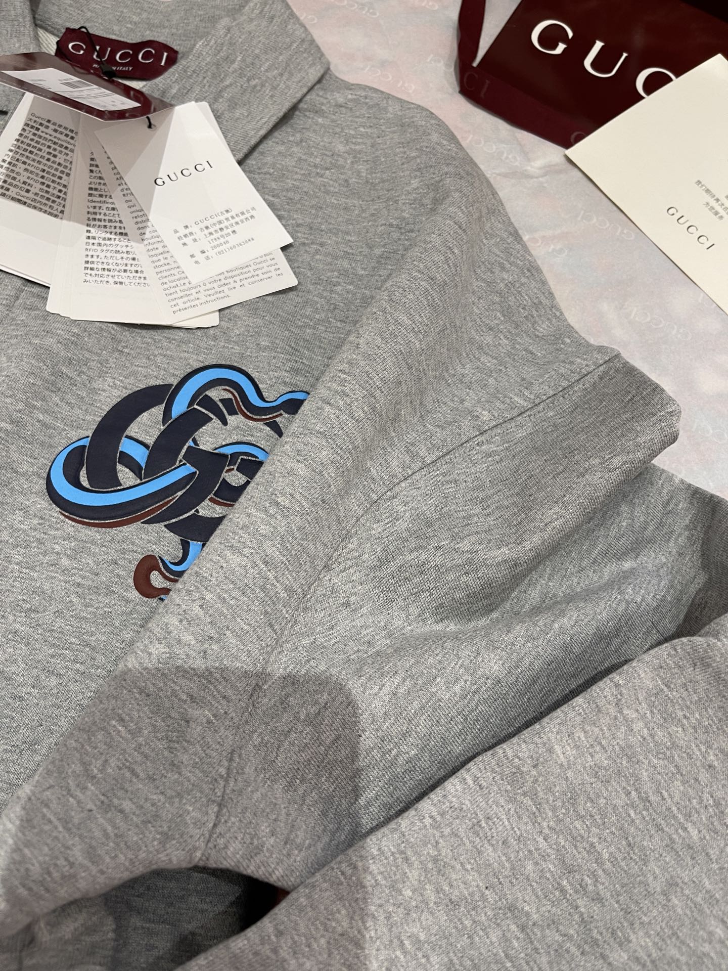 GG Printed cotton jersey sweatshirt Cruise 2025