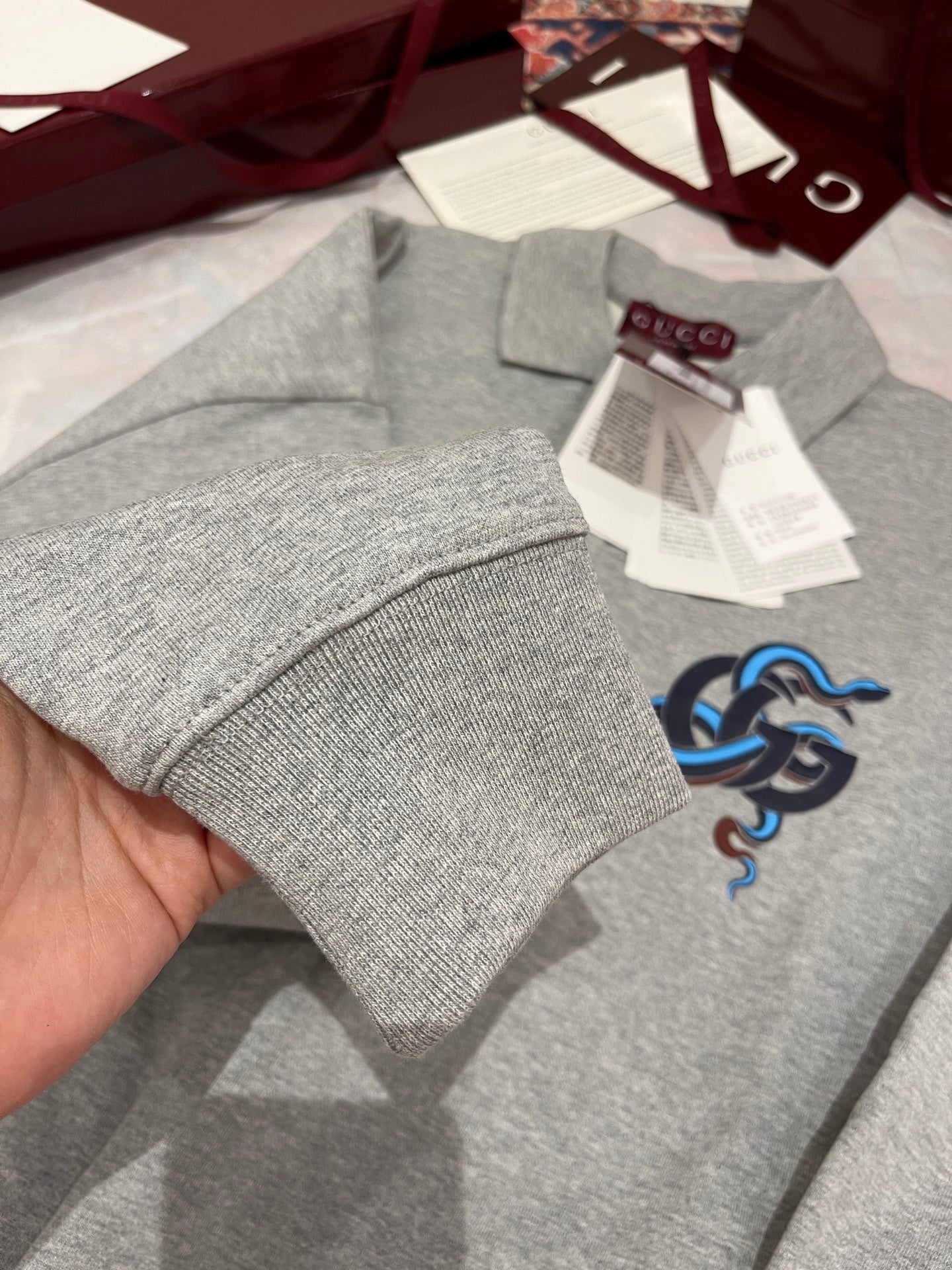 GG Printed cotton jersey sweatshirt Cruise 2025