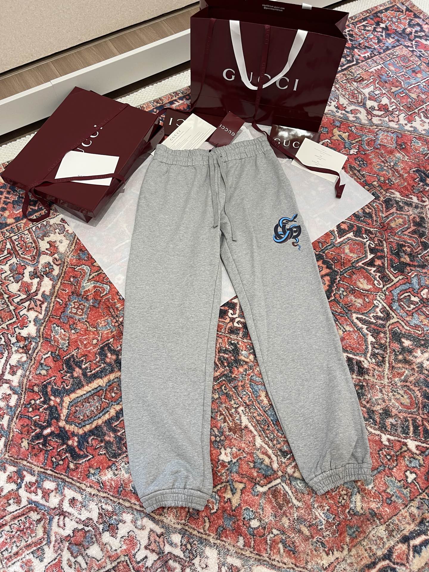 GG Printed cotton jersey sweatpants Cruise 2025