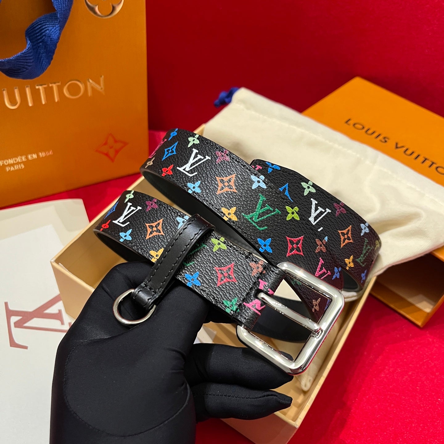 LV x TM LV D-Ring 30mm Belt M8982U