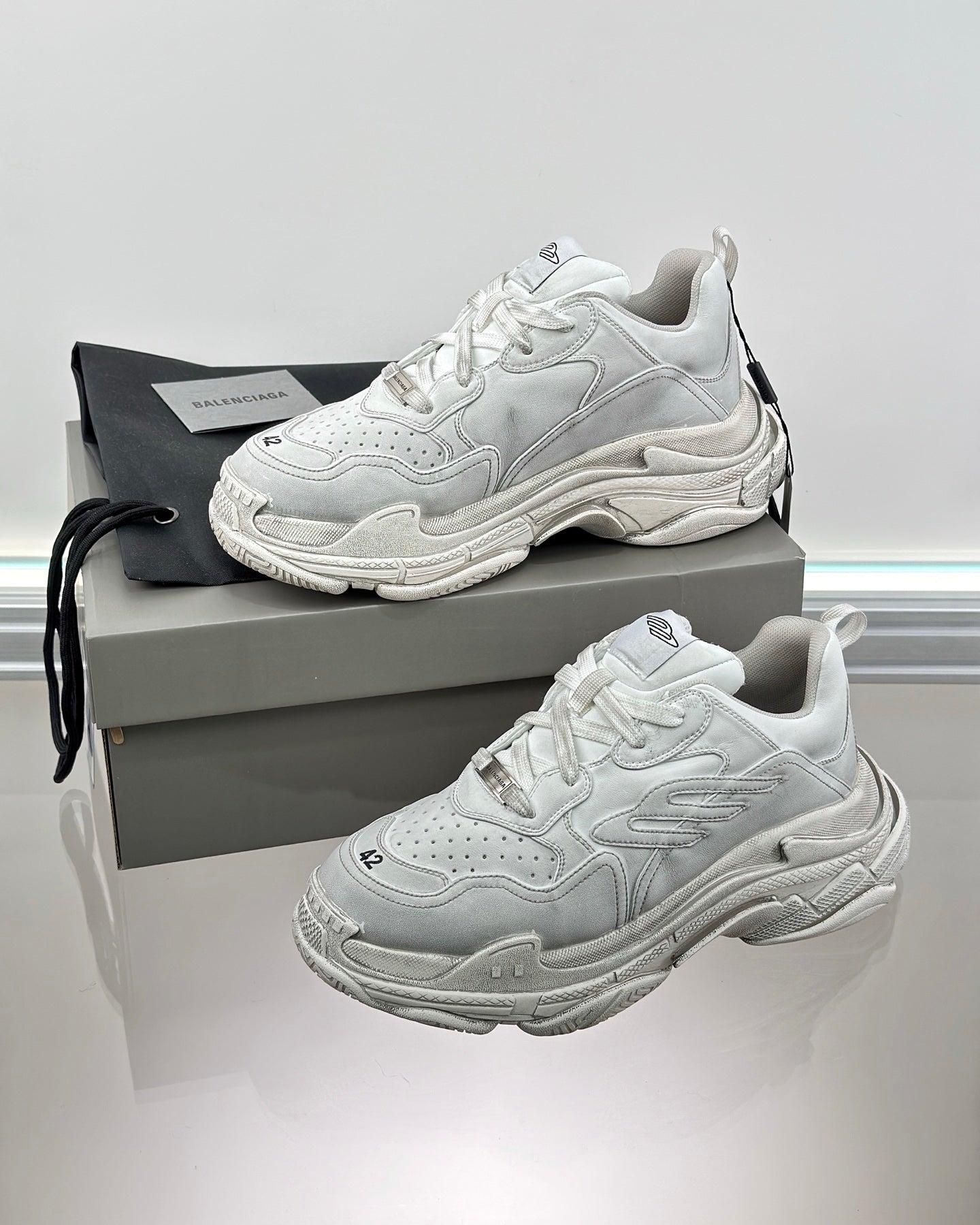 BB Men's Triple S Sporty Sneaker In Faded Color