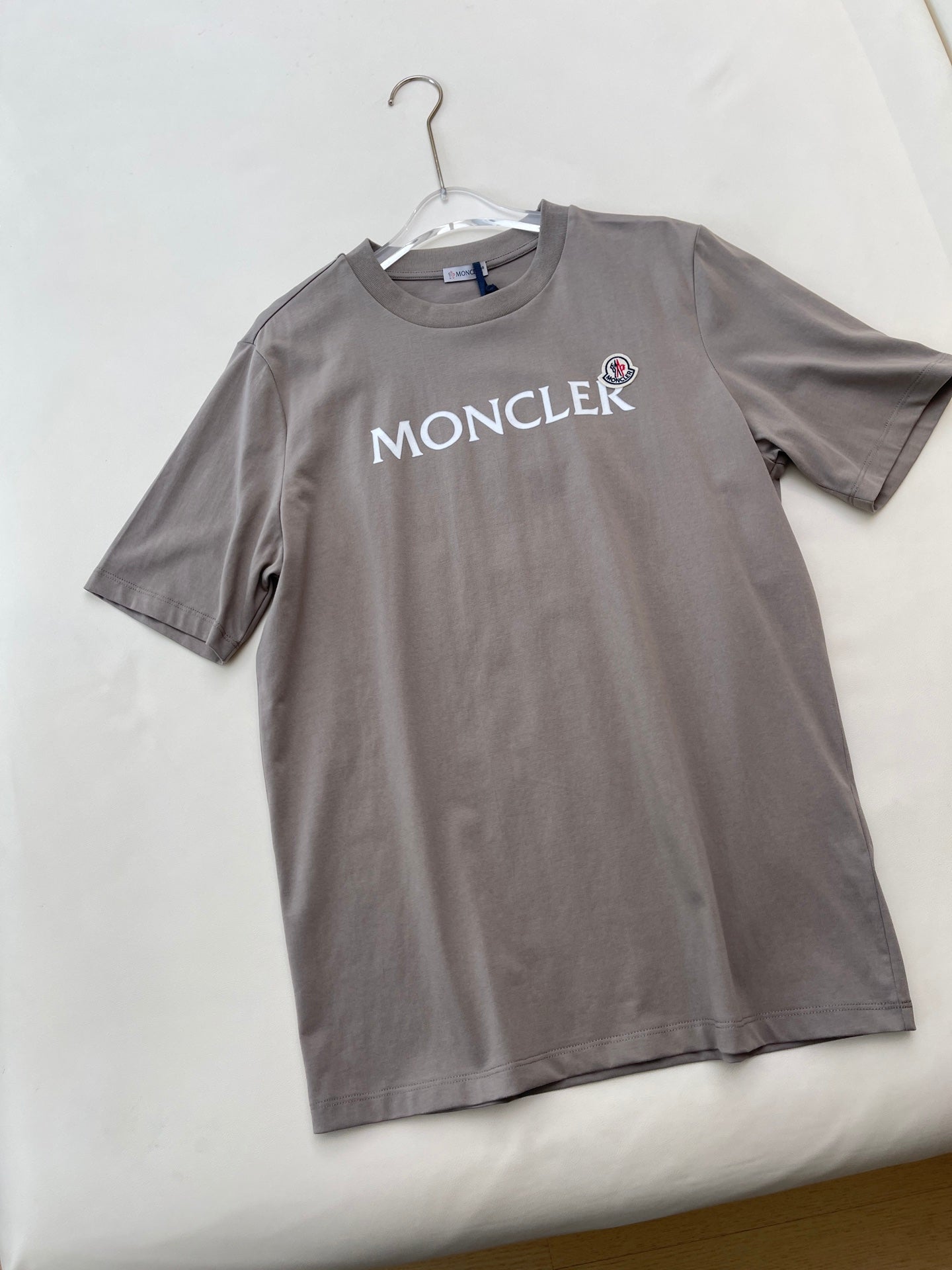 Moncler Logo-Flocked Appliquéd Cotton-Jersey T-Shirt
