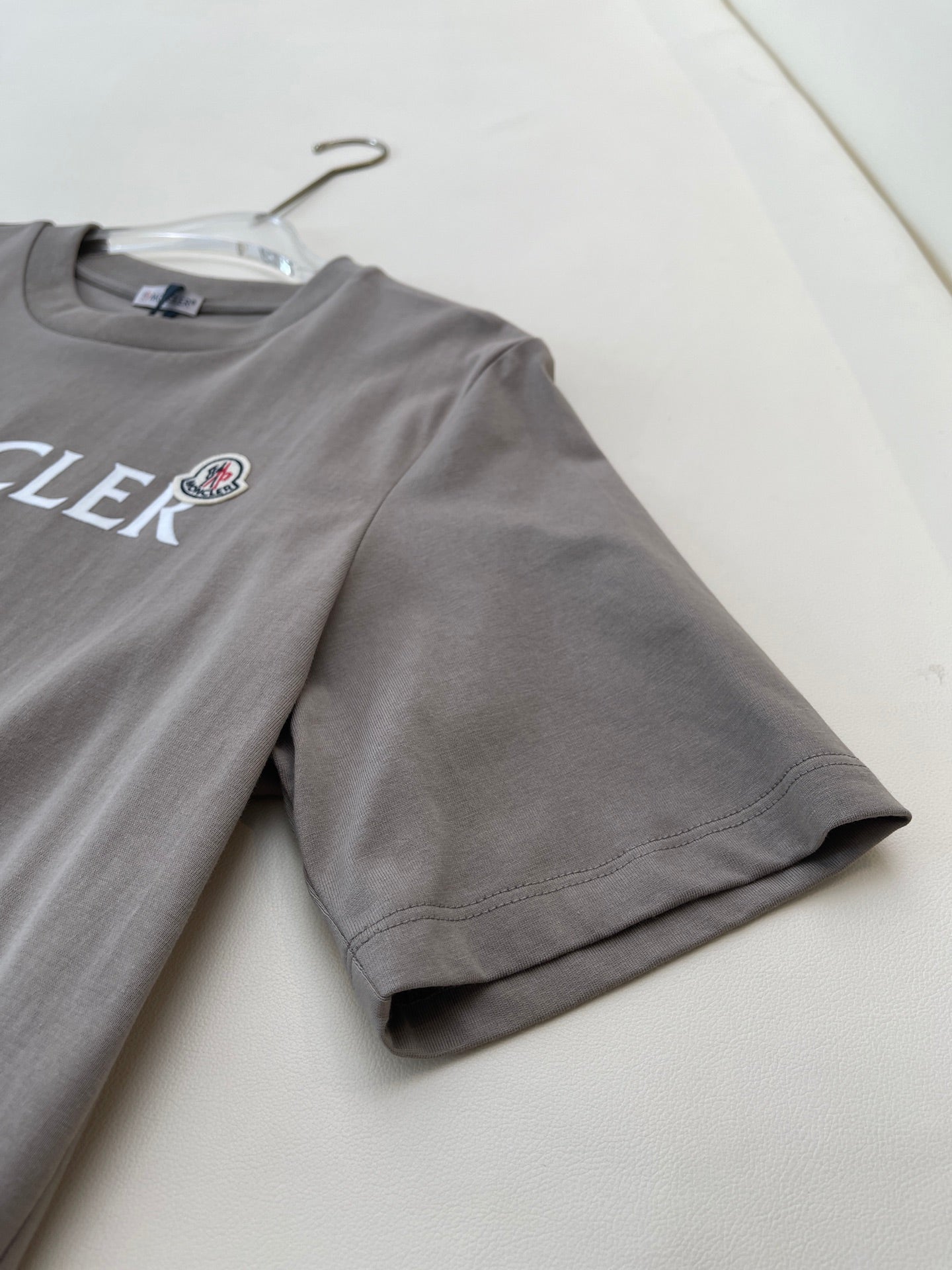 Moncler Logo-Flocked Appliquéd Cotton-Jersey T-Shirt