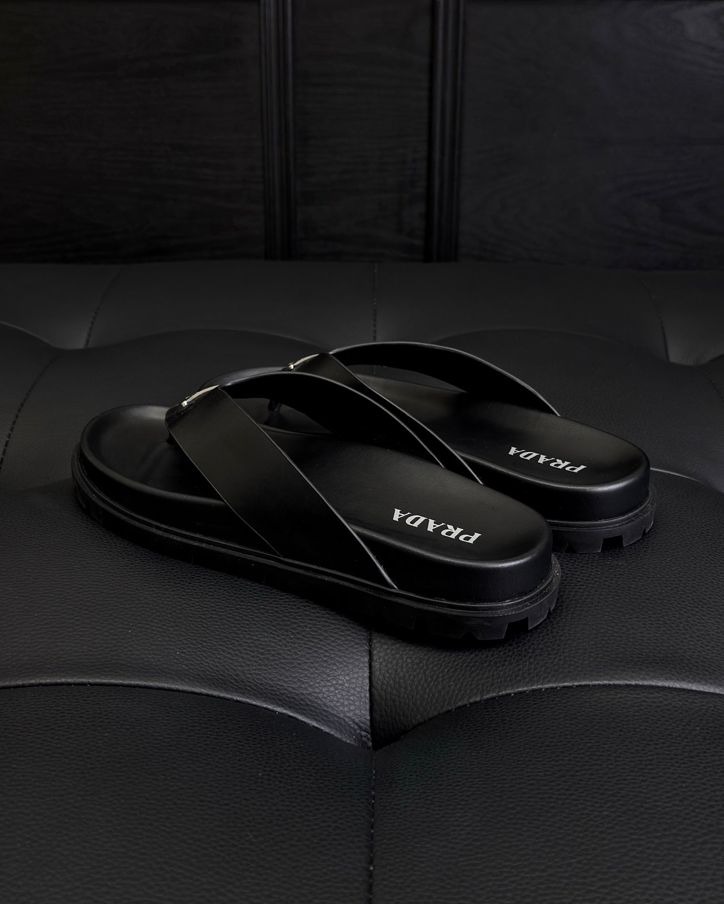 Prada Rubber thong sandals