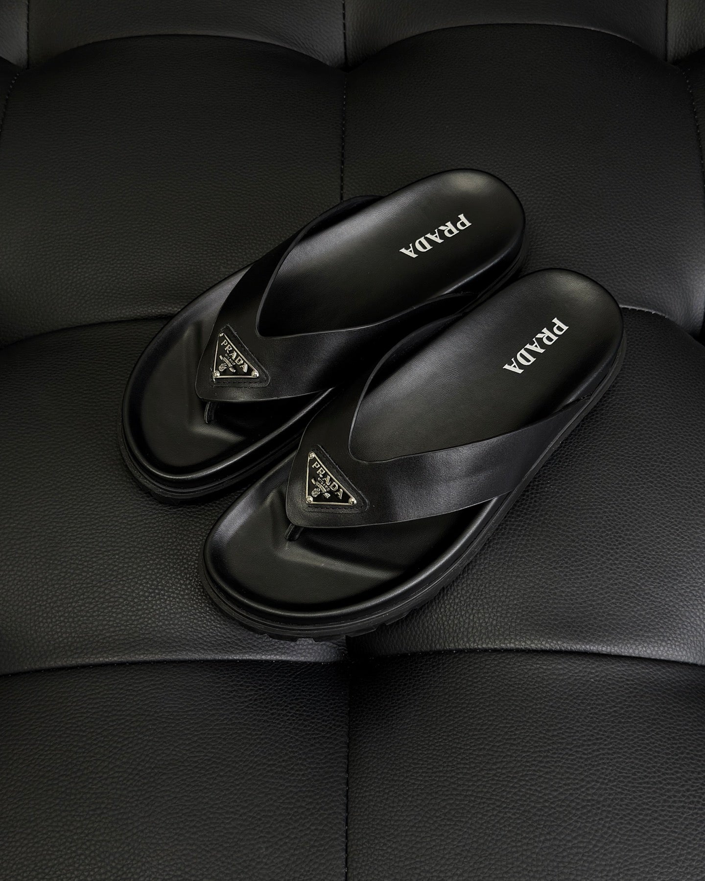 Prada Rubber thong sandals